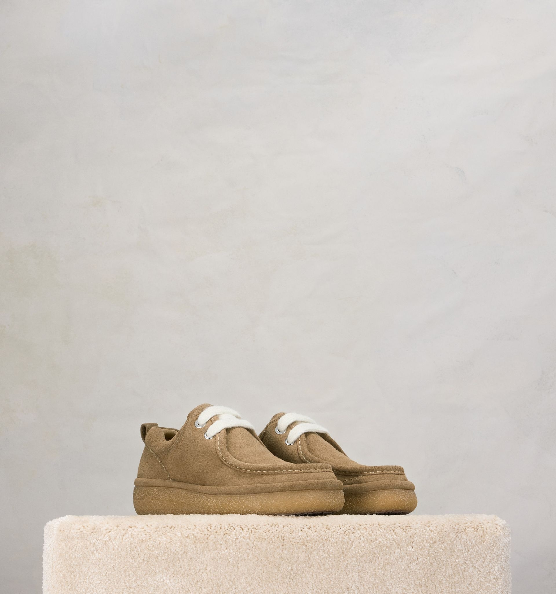 Crepe Sole Lace Up Shoes - 5