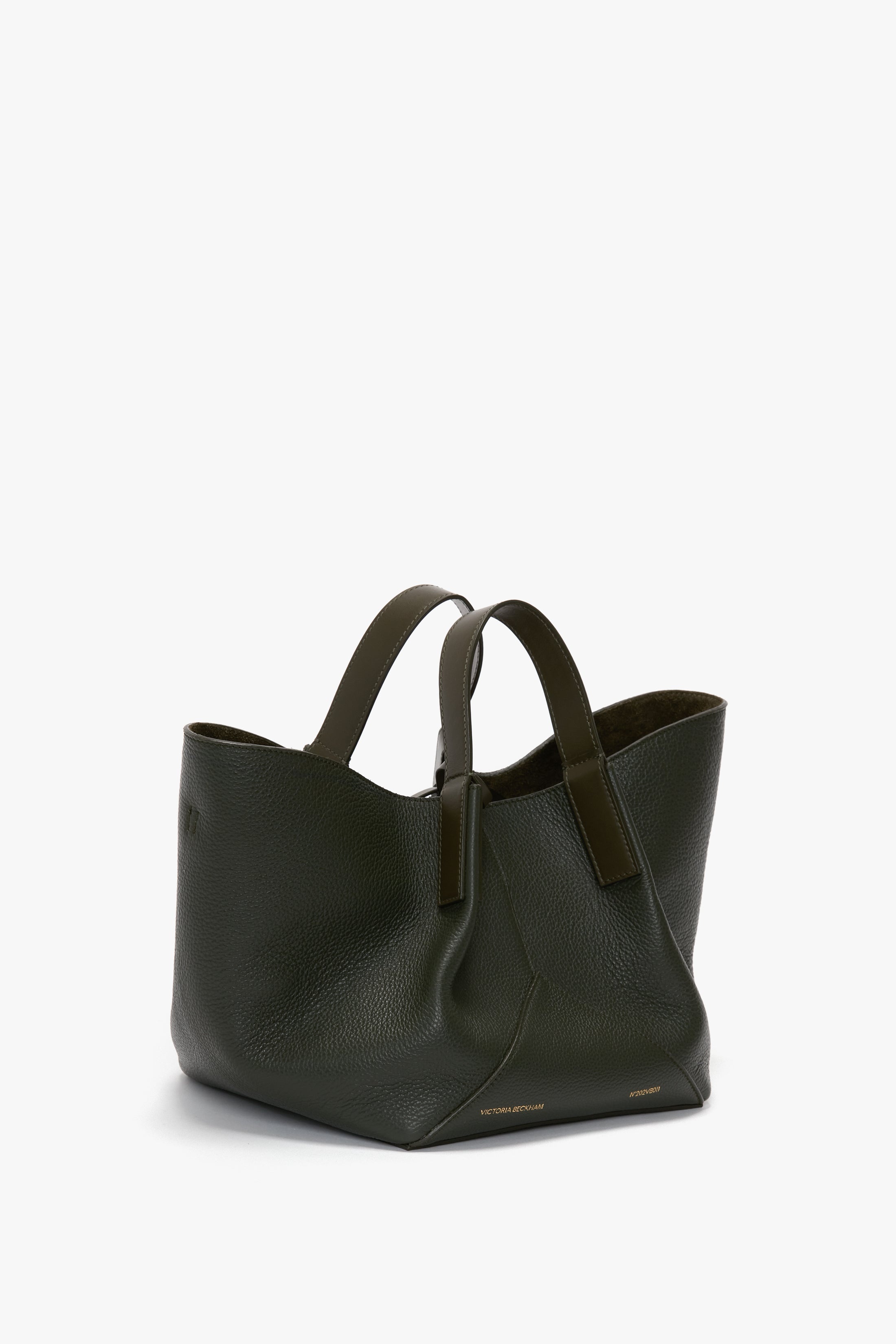 W11 Small Tote In Loden Leather - 6