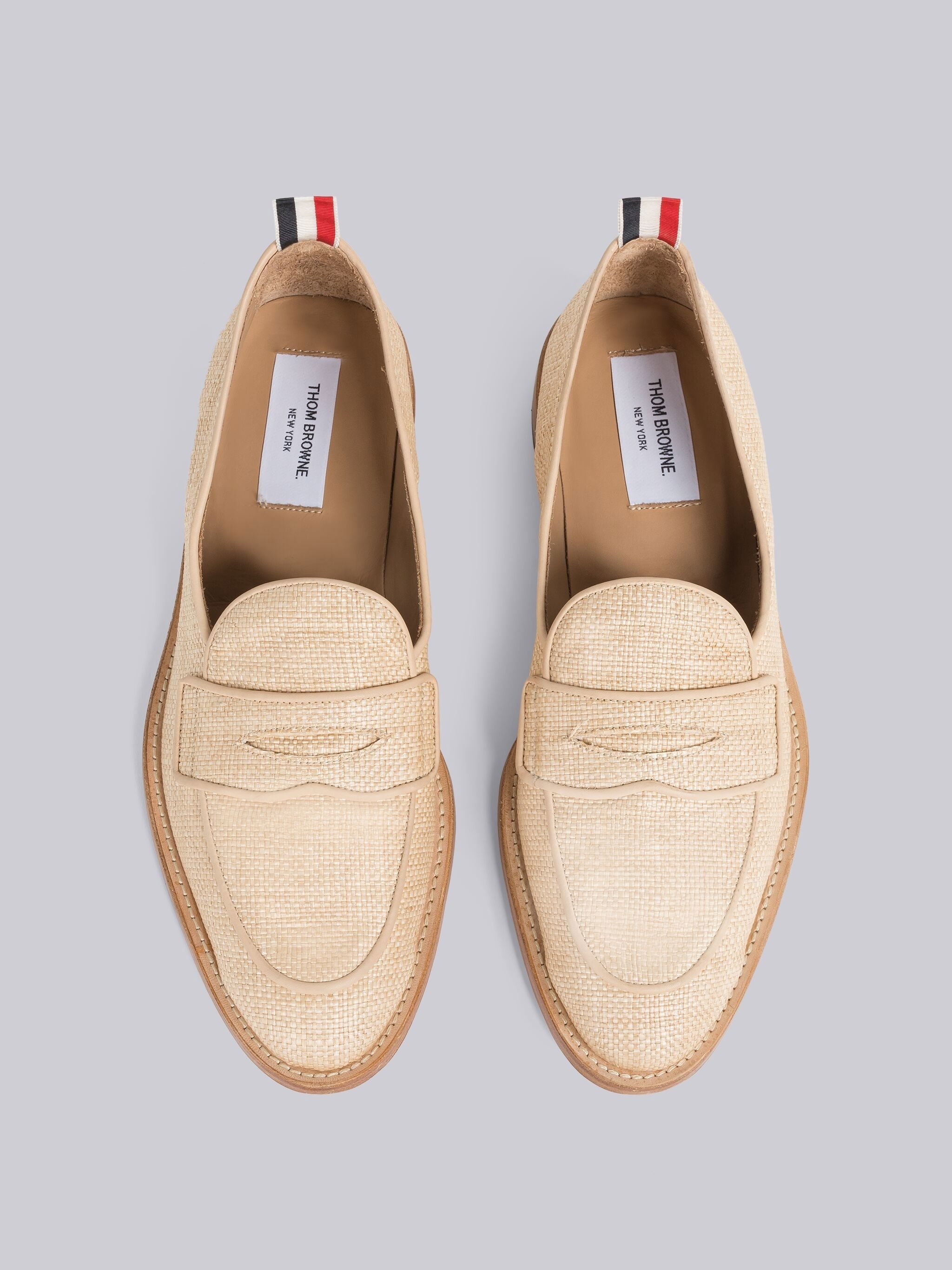 SOFT RAFFIA VARSITY PENNY LOAFER - 4
