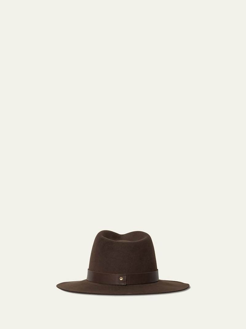 Janessa Leoné Ross Packable Wool Fedora outlook