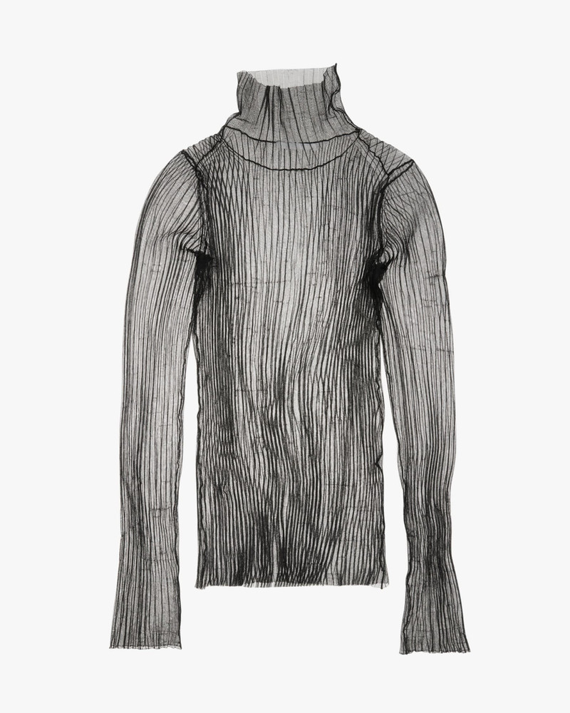 SHEER TURTLENECK TEE 1