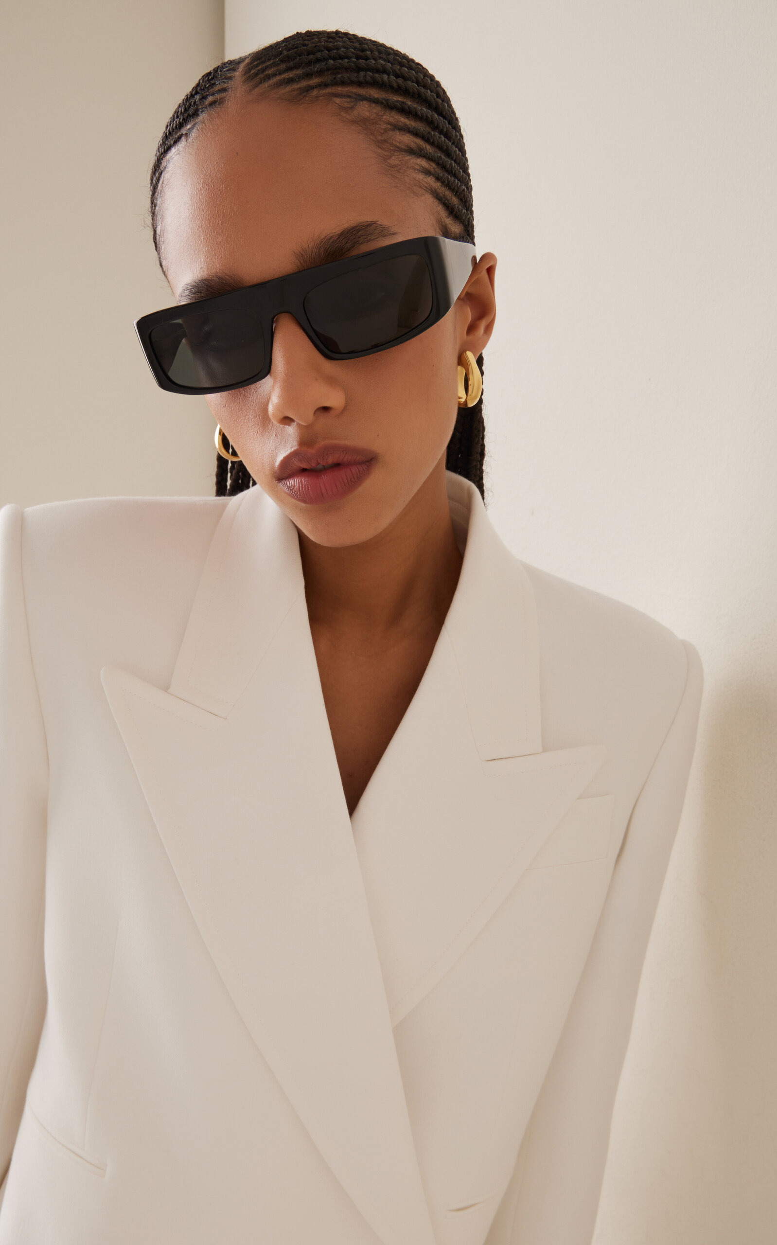 x Oliver Peoples 1979C Square-Frame Acetate Sunglasses black - 3