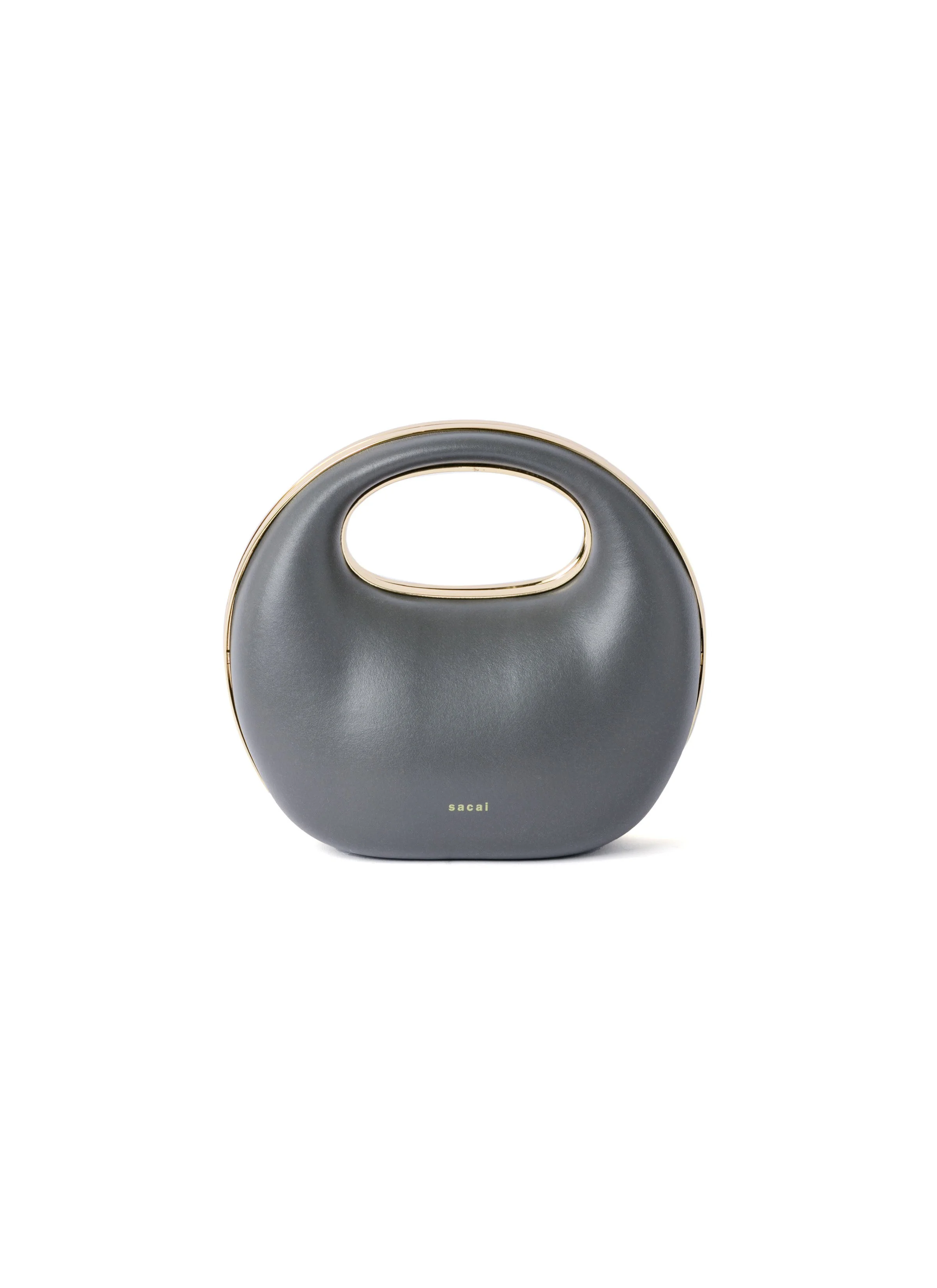 Leather Round Bag - 1