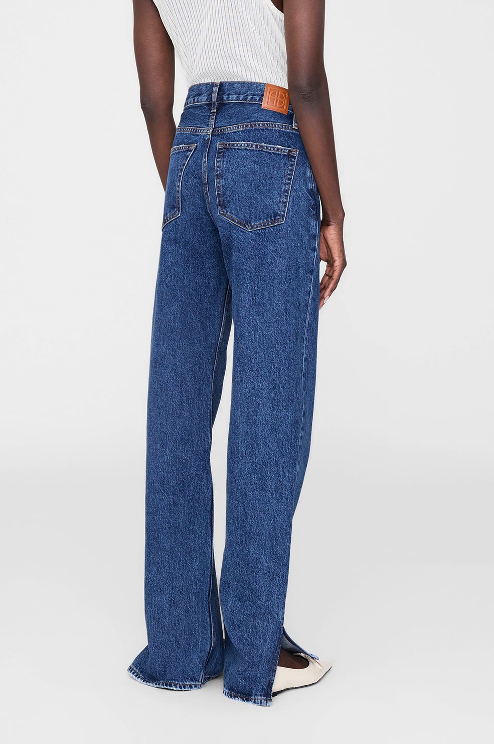 Roy Jean 34" - Clean Indigo Denim - 5