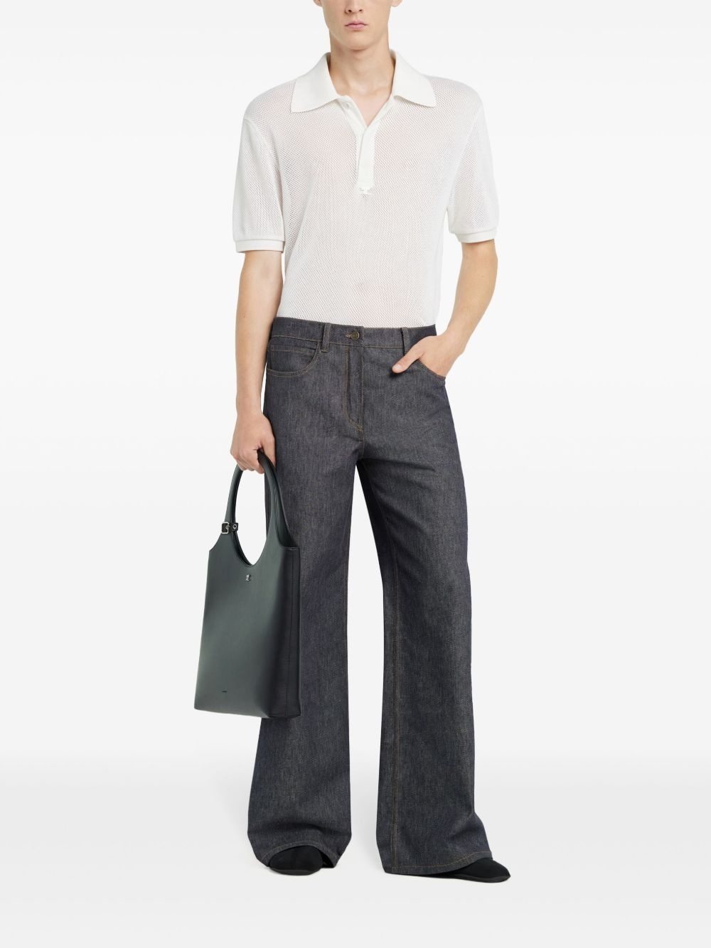 mesh polo shirt - 2