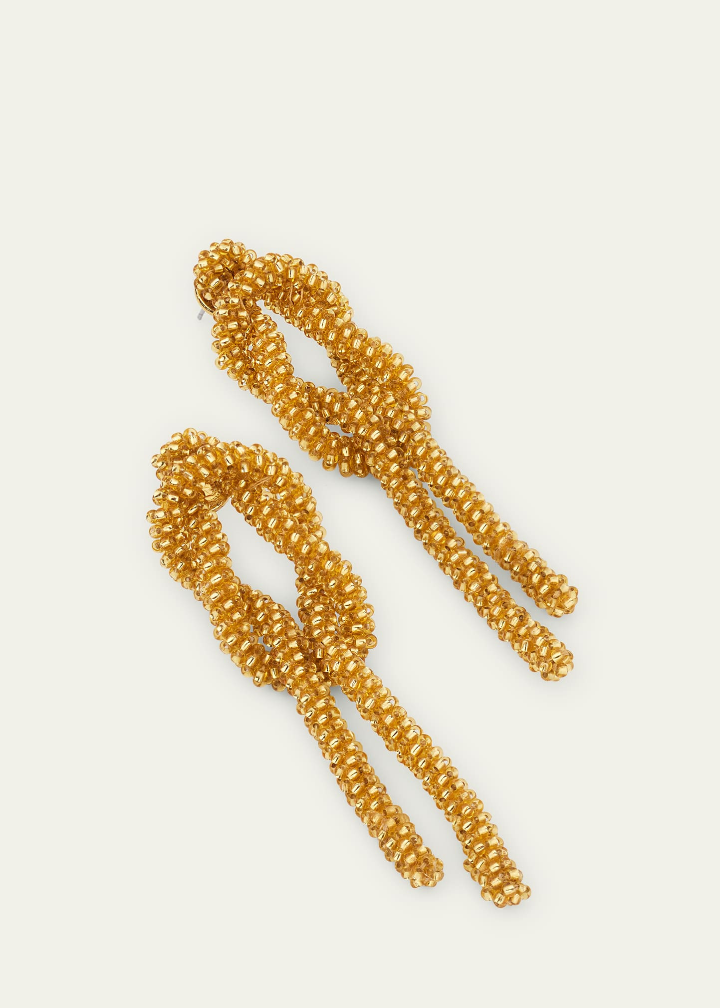 Beaded Knot Earrings - 3