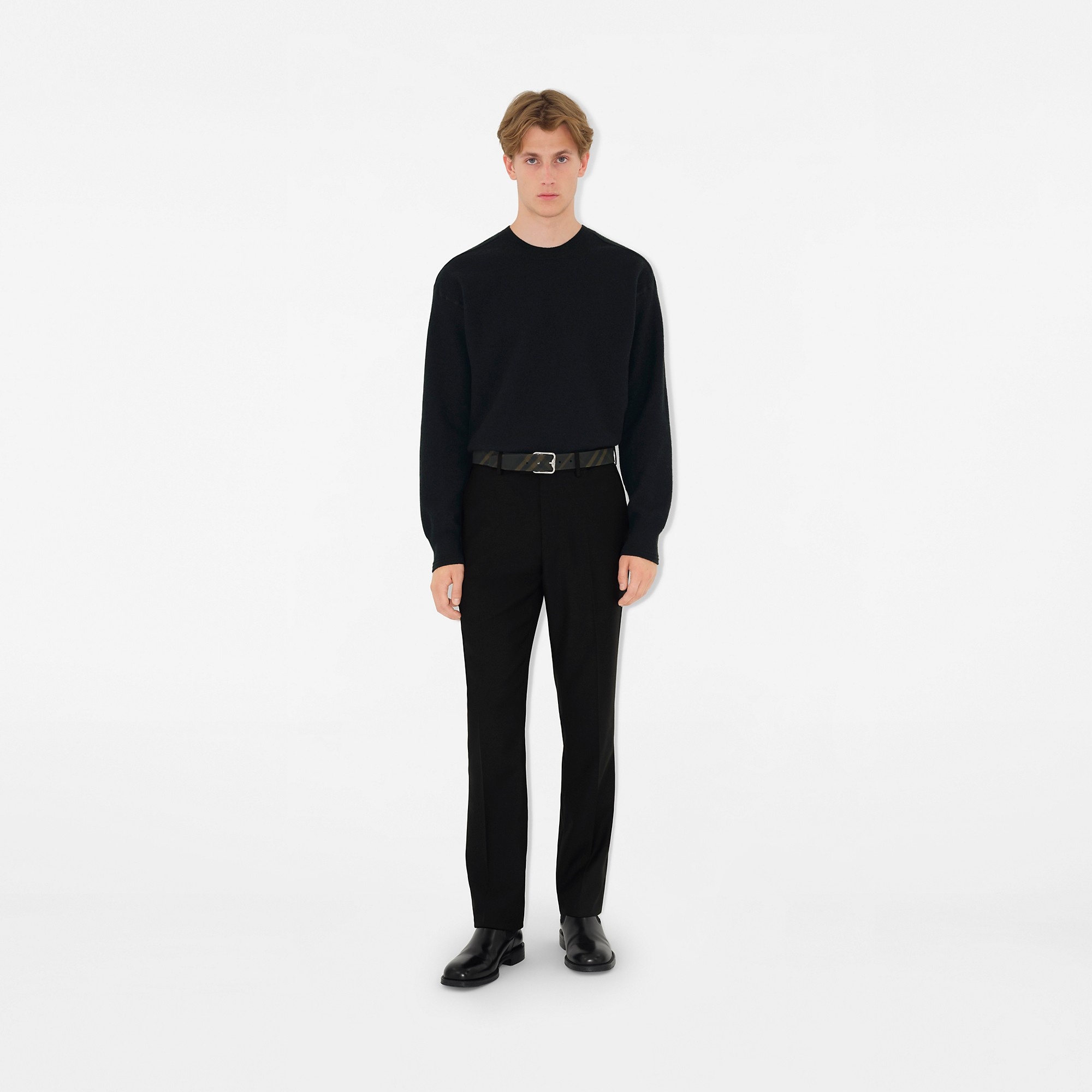 Reversible Check B Buckle Belt - 2