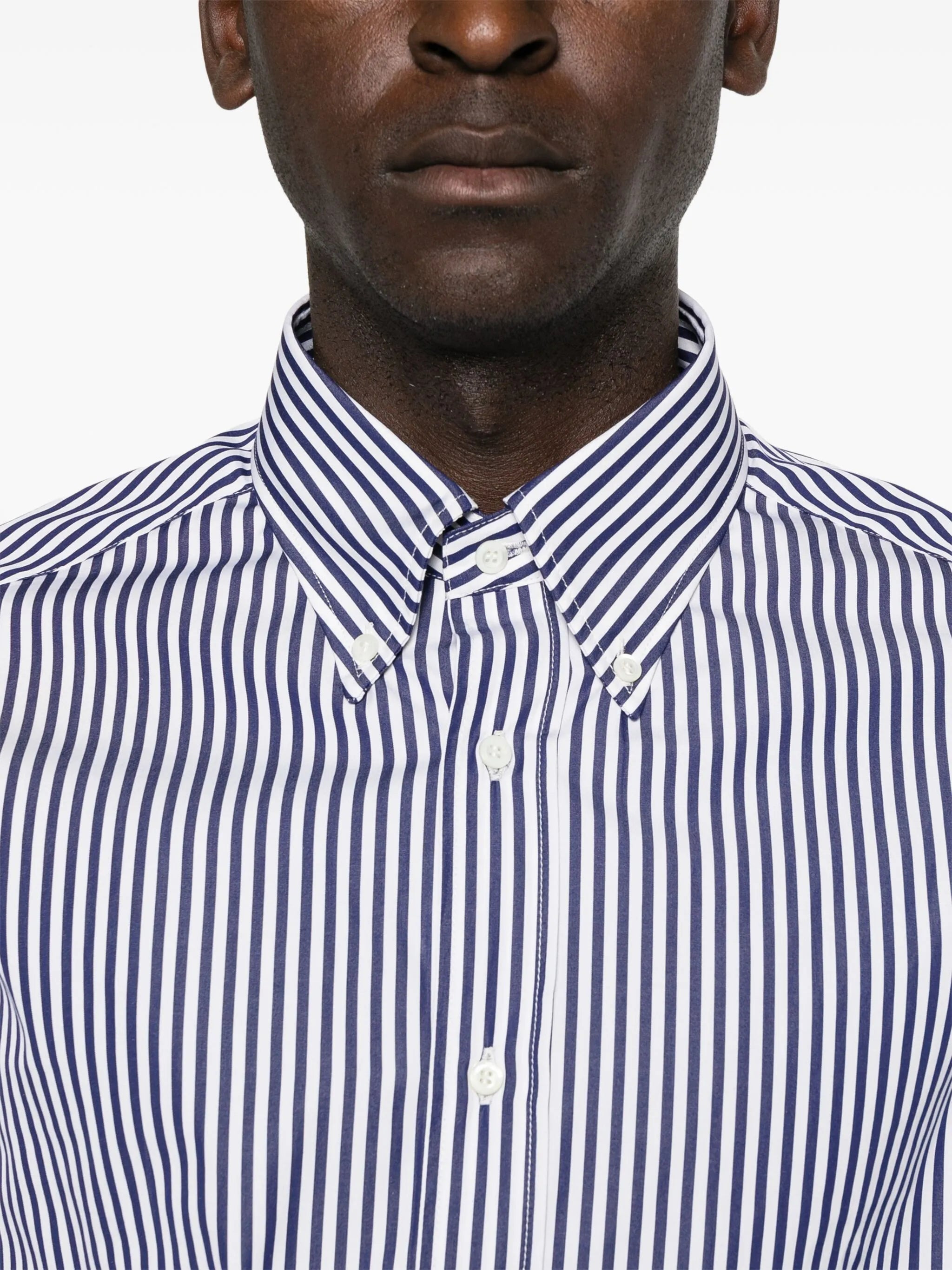 Brunello Cucinelli Striped Long-sleeve Shirt - 5