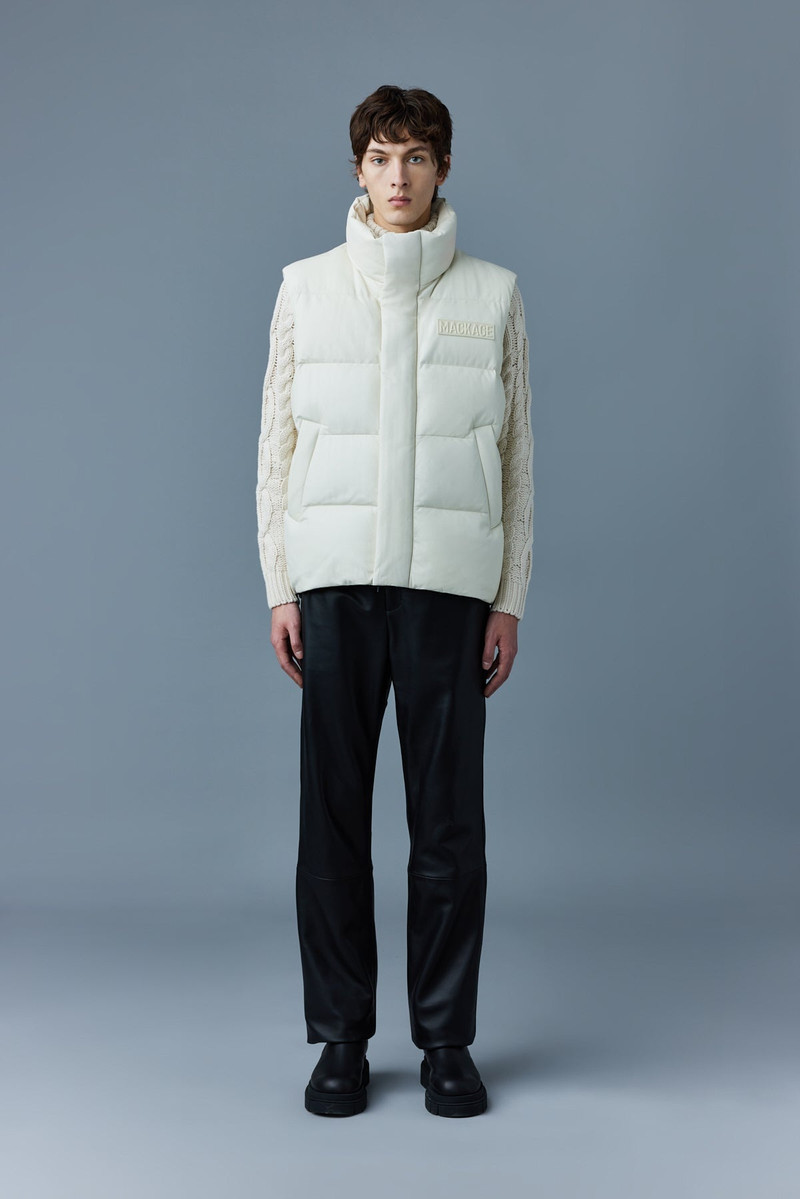 MACKAGE KELLAN (R) leather down vest outlook