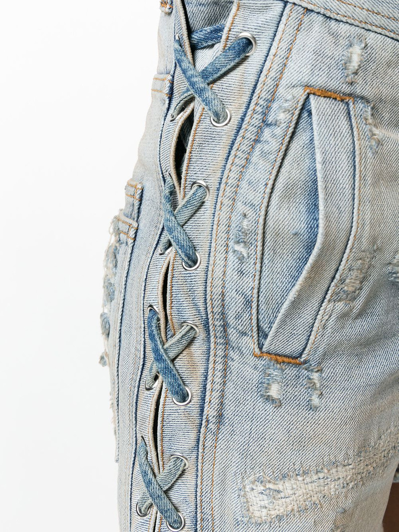 distressed denim shorts 5