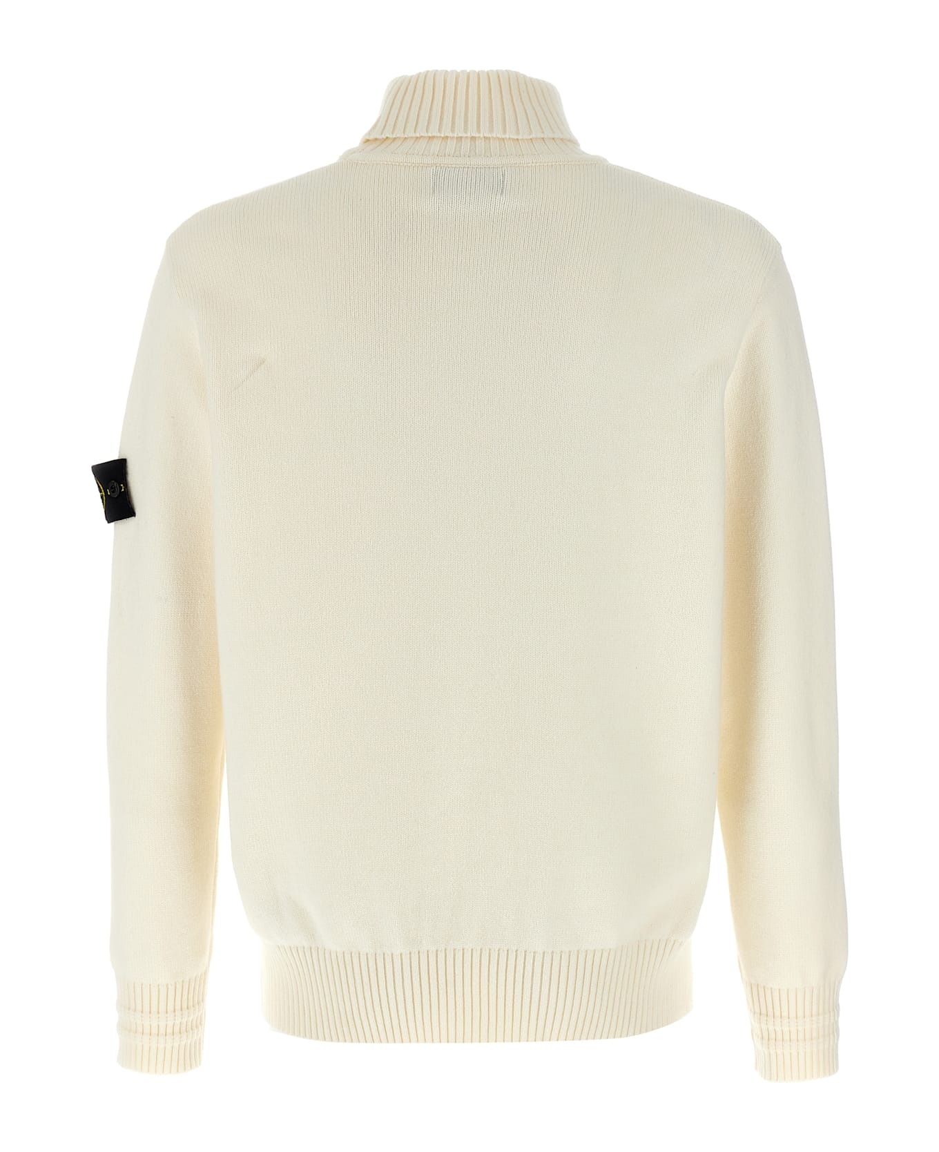 Logo Badge Turtleneck Sweater - 2