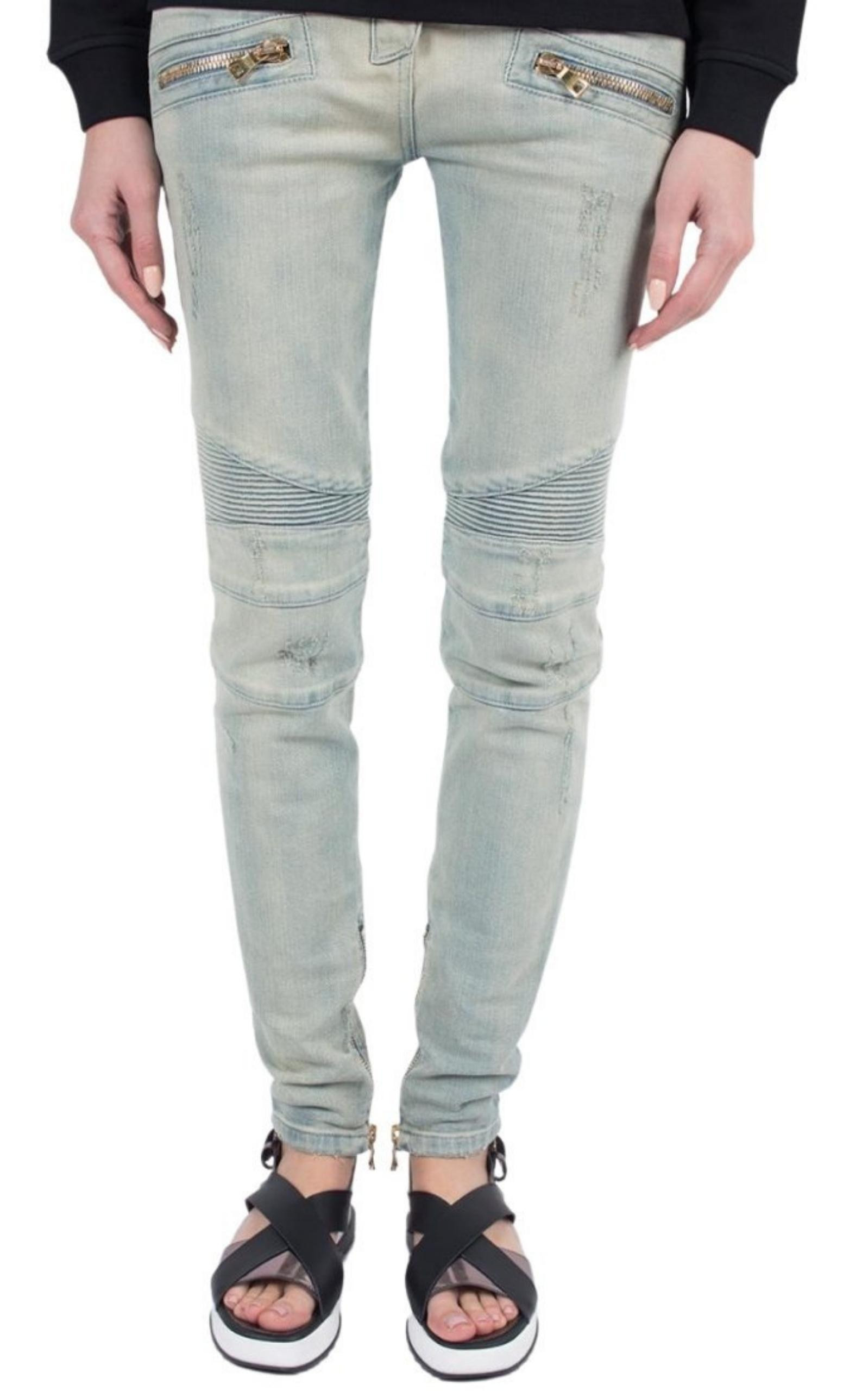 Distressed BikerJeans - 2