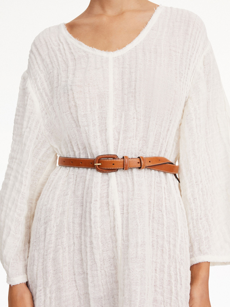 BY MALENE BIRGER Salio leather belt outlook
