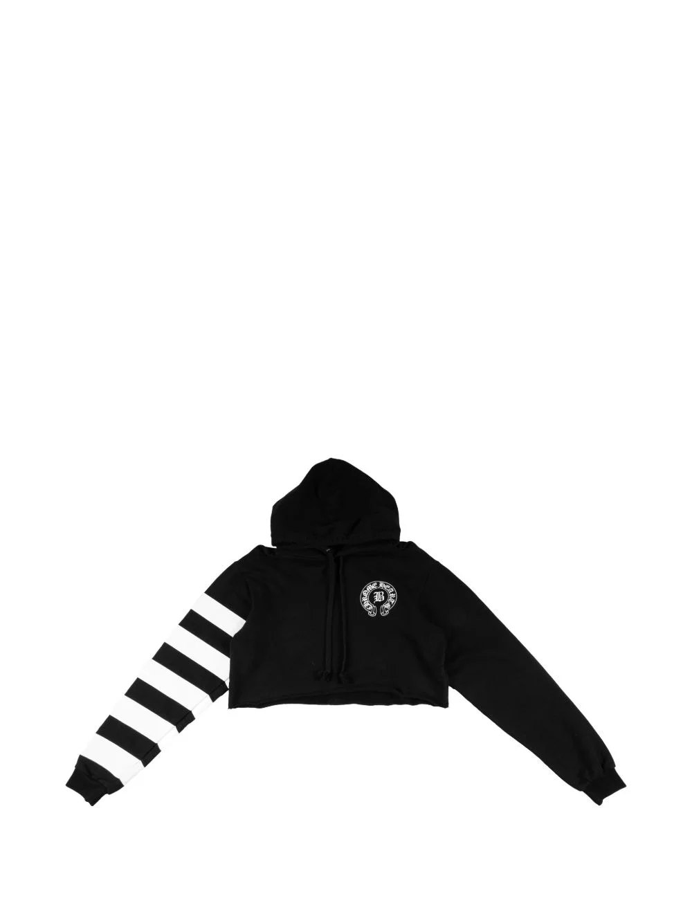 logo-embroidered hoodie - 1