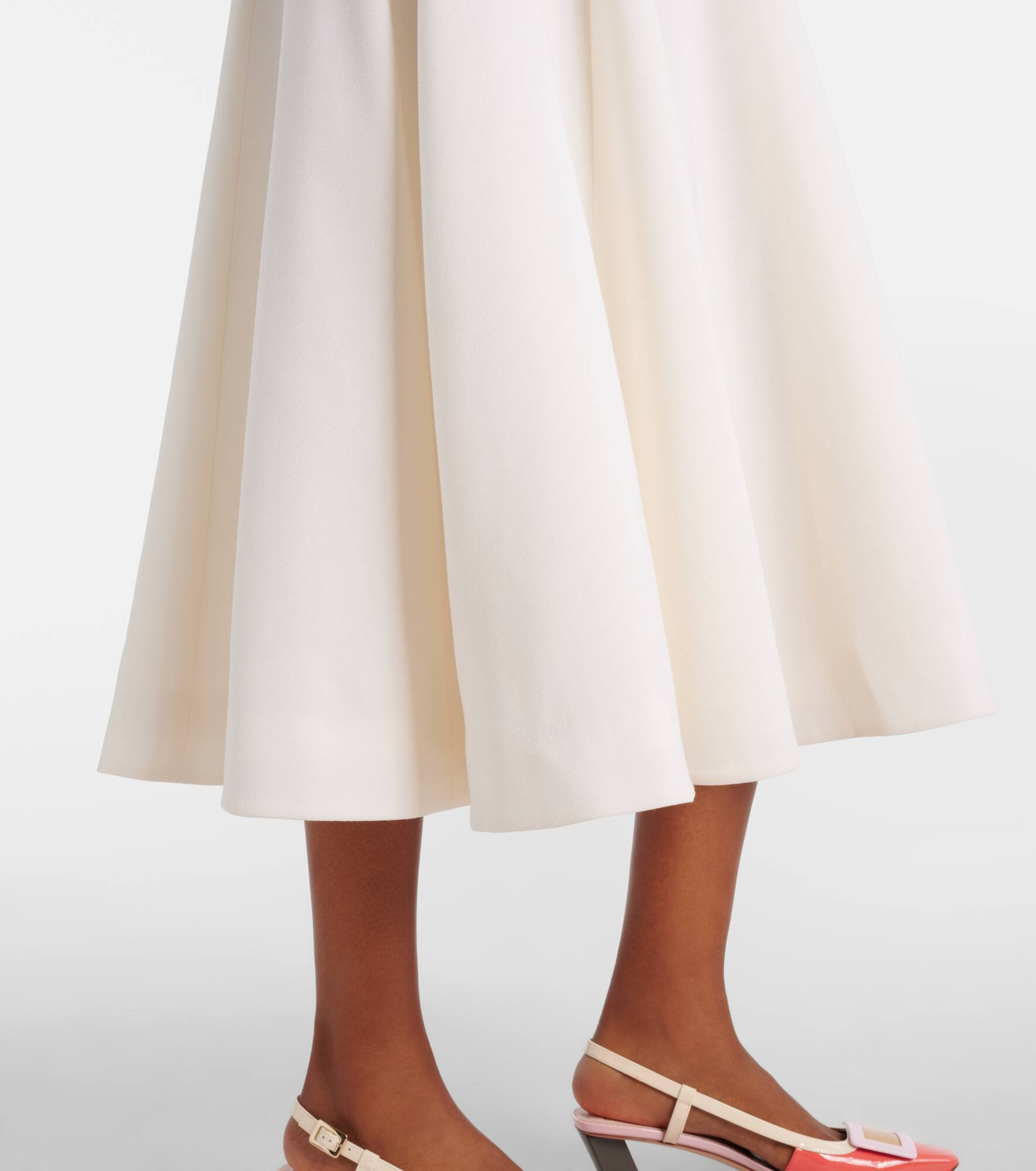 Jody pleated wool midi dress - 5