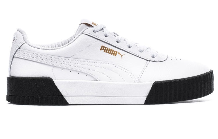 (WMNS) PUMA Carina Leather 'White Black' 370325-15 - 2