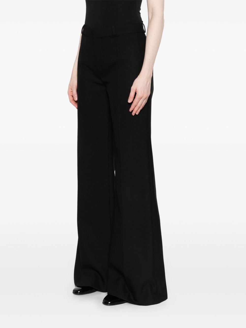 flared tailored trousers - 3