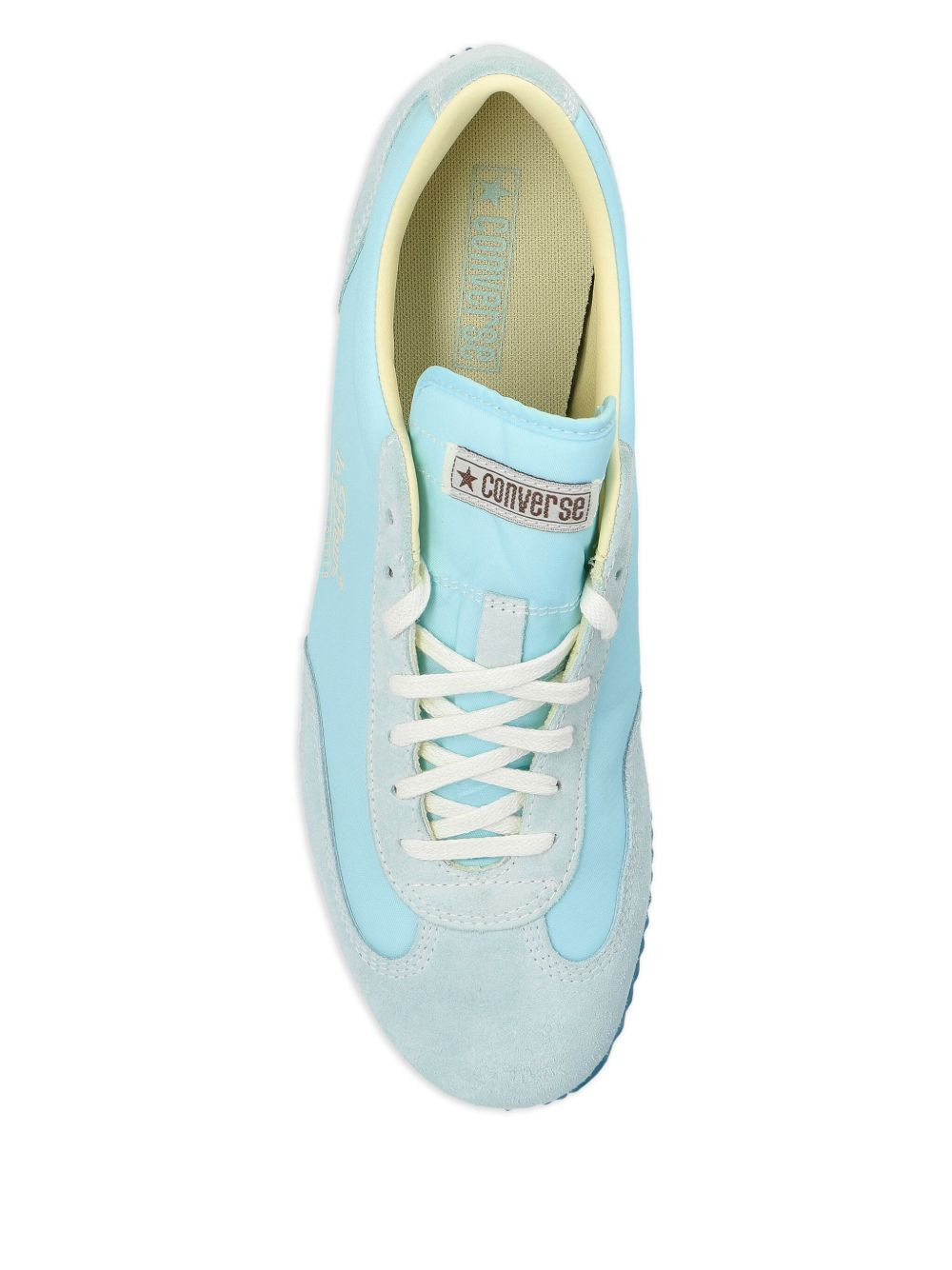 suede-panelled trainers - 3