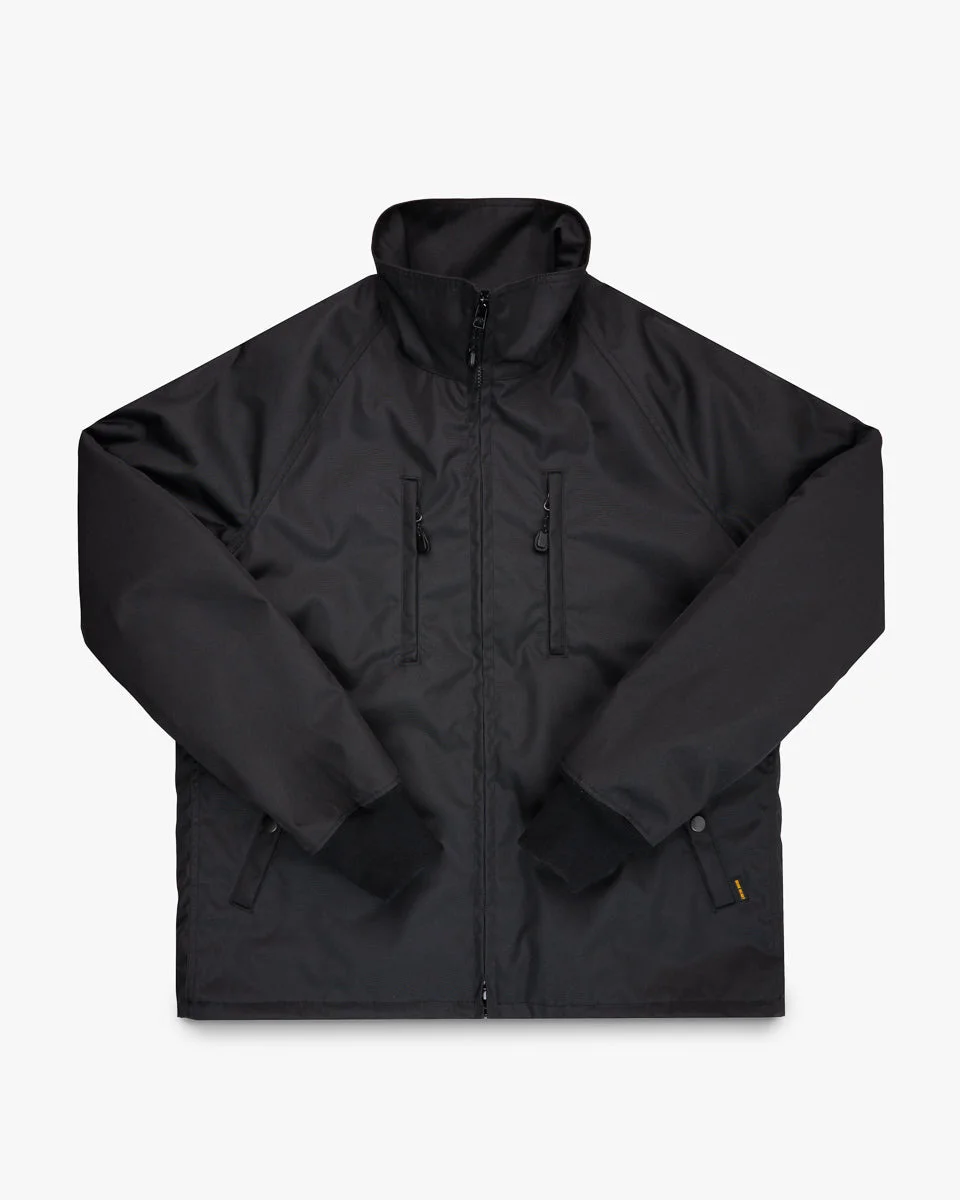 CORDURA® FLEECE LINED WINDBREAKER - BLACK - 1