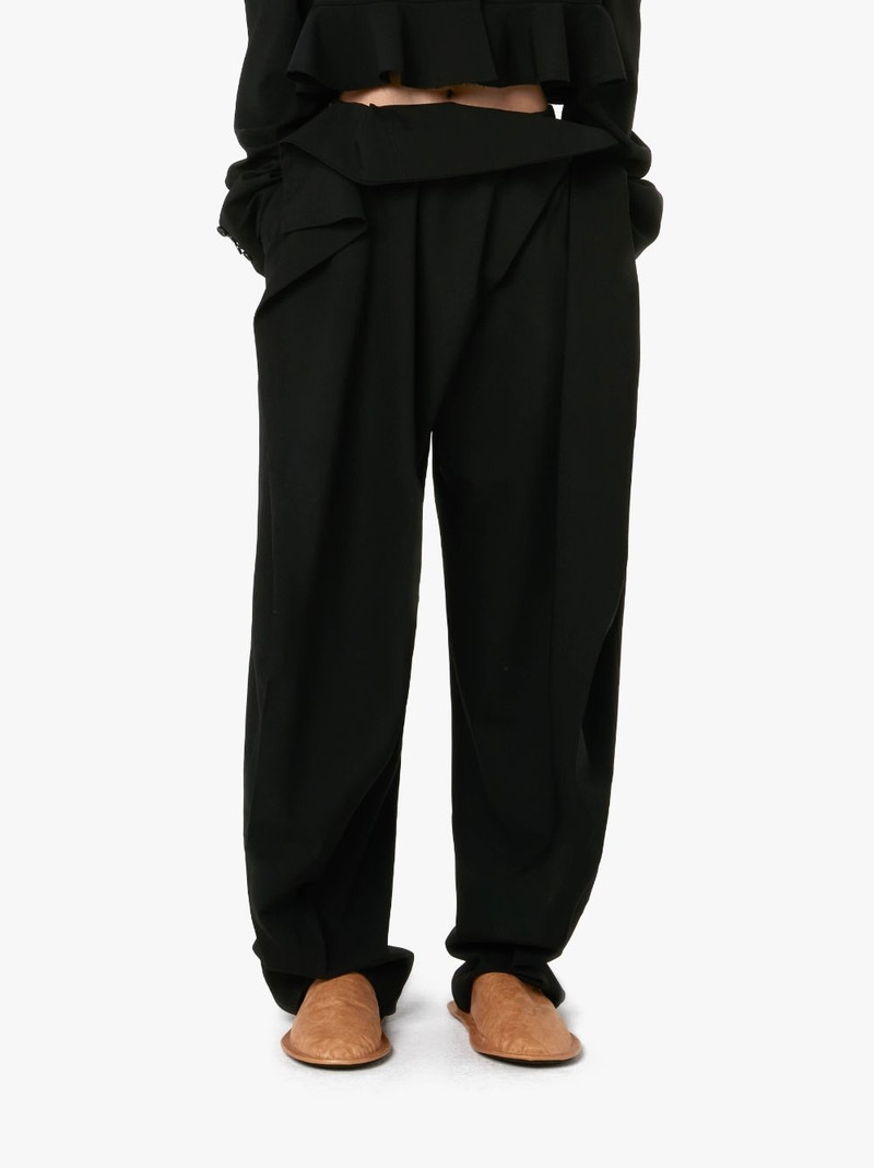 JW Anderson PADLOCK STRAP FOLD OVER TROUSERS outlook