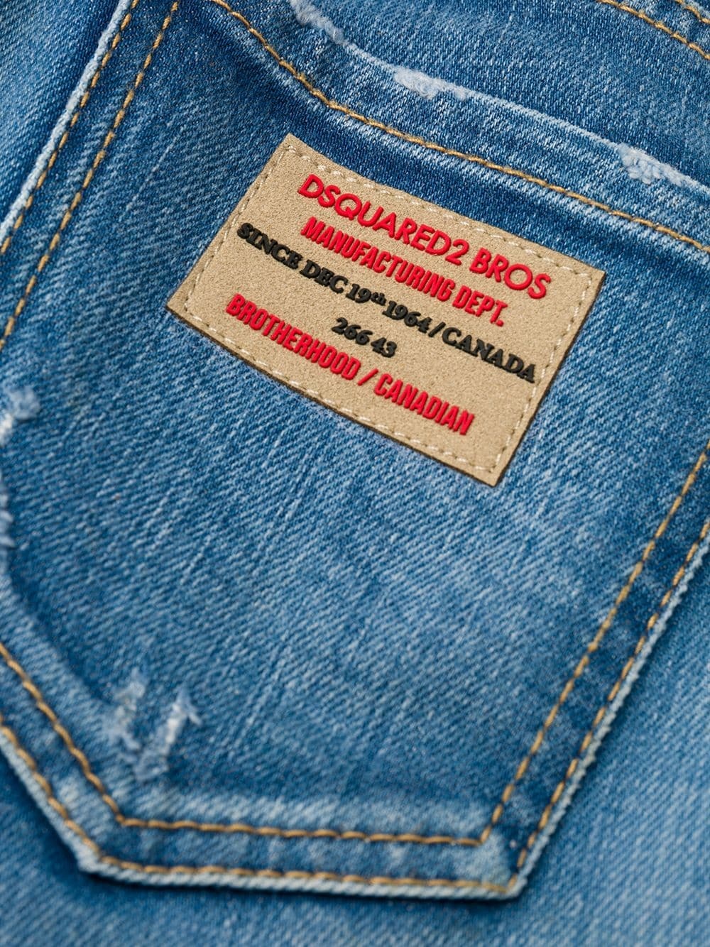 distressed skinny jeans - 7
