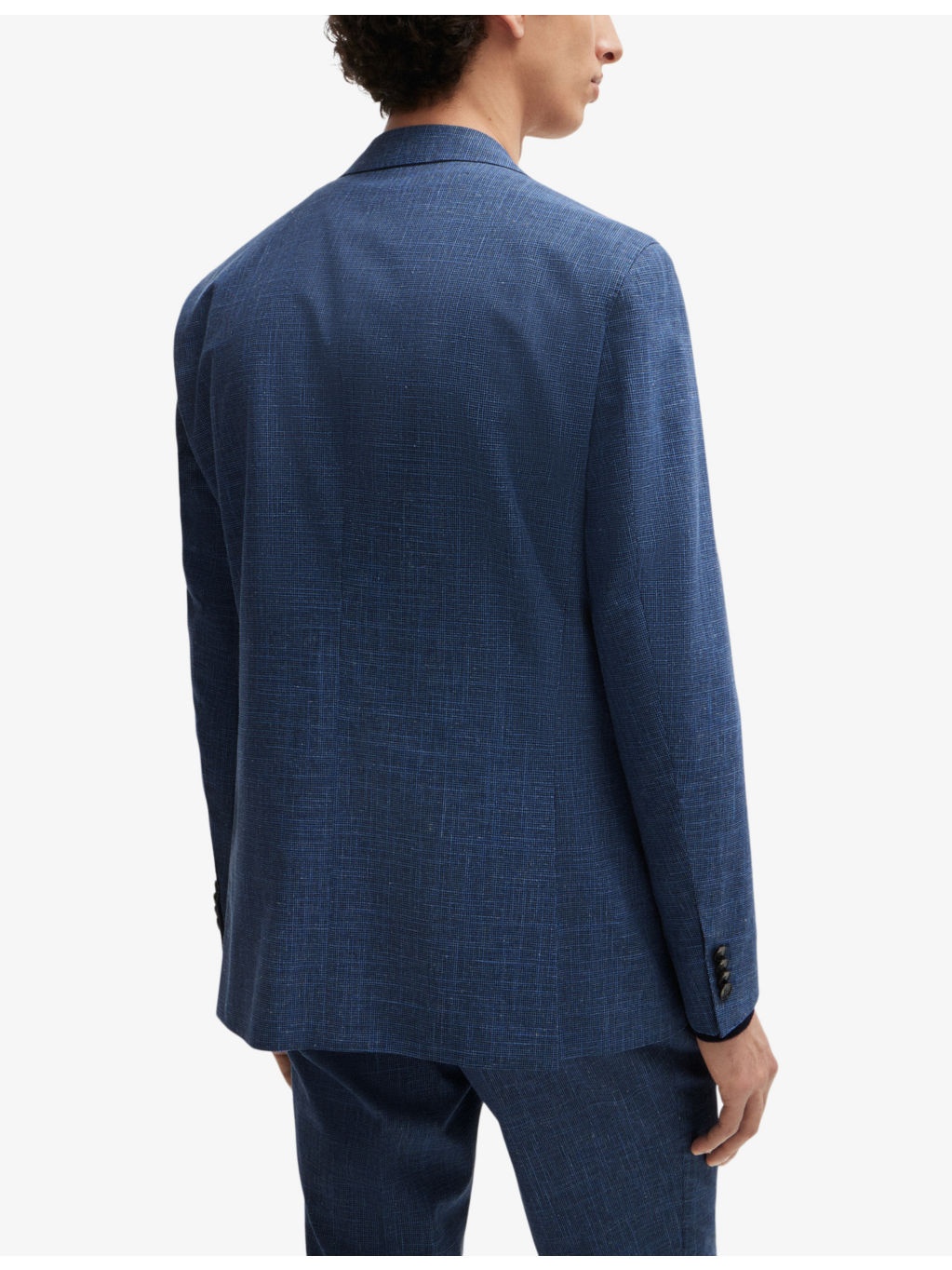 Regular-fit single-breasted stretch wool-blend suit - 4