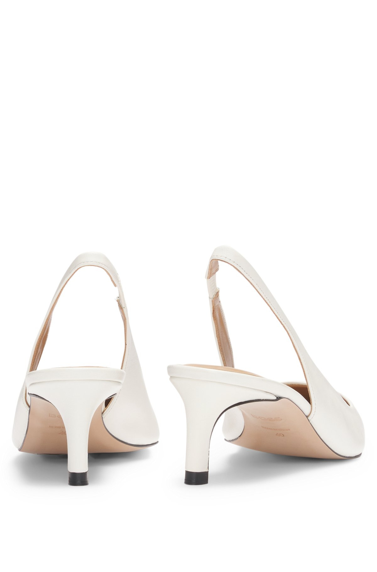 SLINGBACK PUMPS IN NAPPA LEATHER - 5