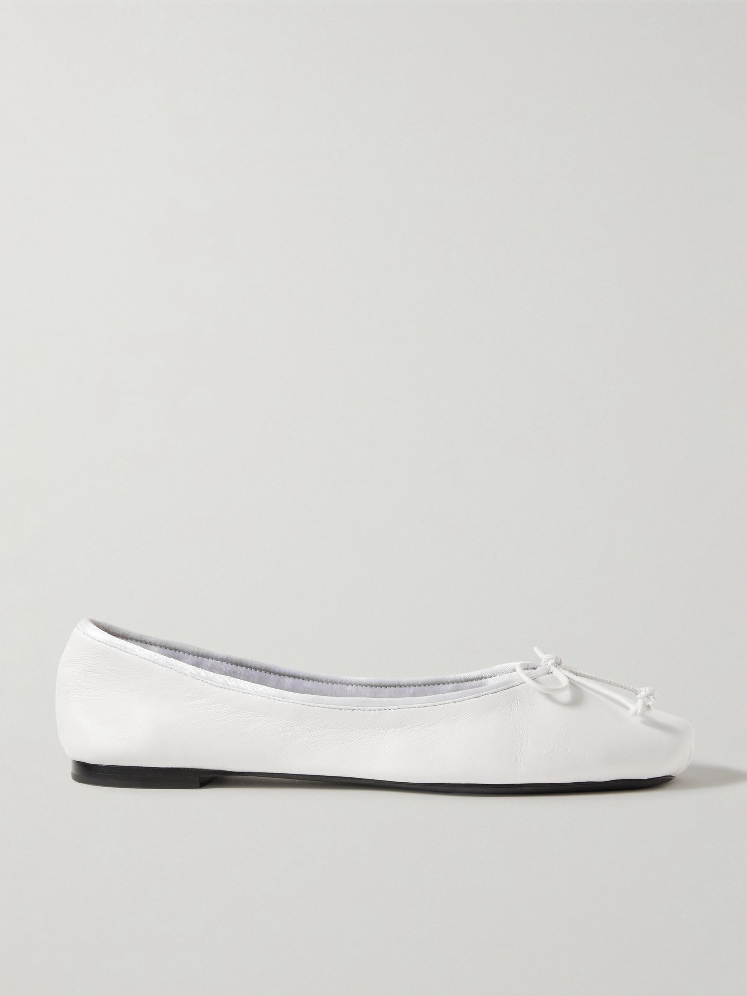 Charlotte leather ballet flats White - 1