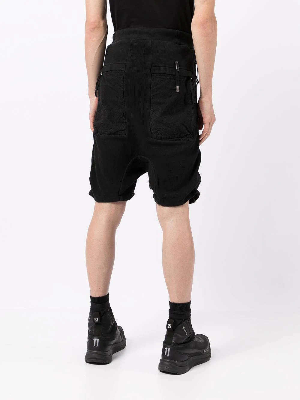 drop-crotch cargo shorts - 4