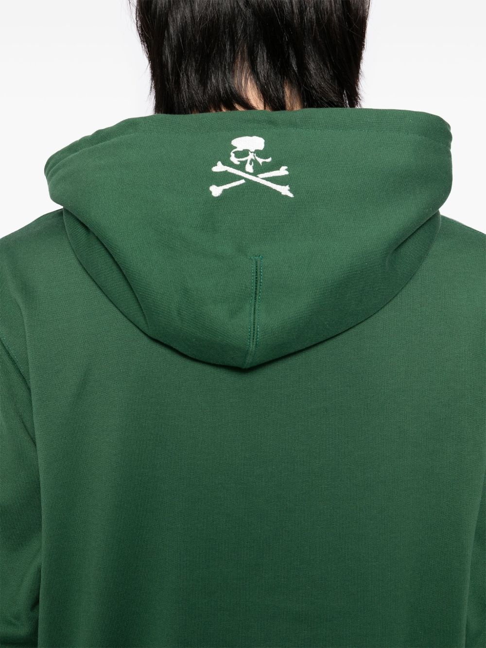 logo-embroidered hoodie - 5