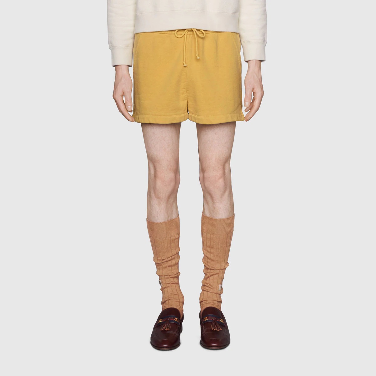 The North Face x Gucci Web print cotton shorts - 3