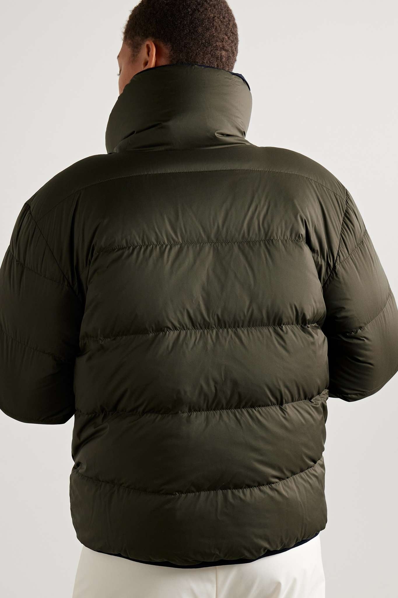 Mitty reversible two-tone quilted shell down jacket - 3
