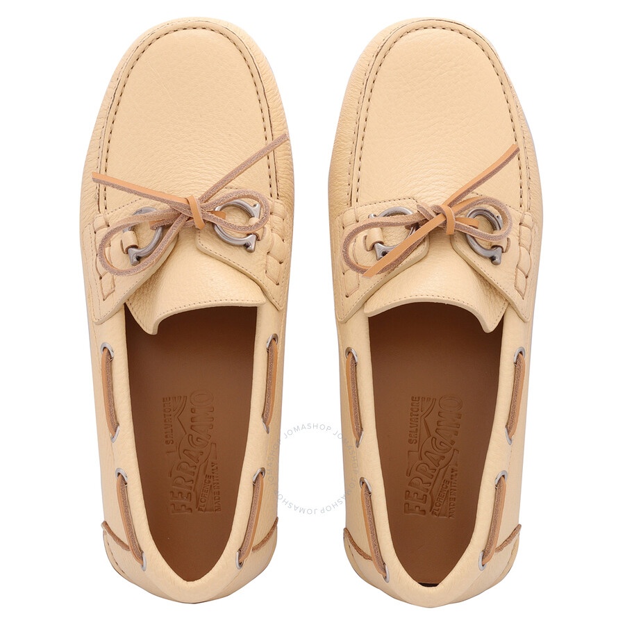 Salvatore Ferragamo Men's Giosue Gancini Leather Sailor Moccasin - 3