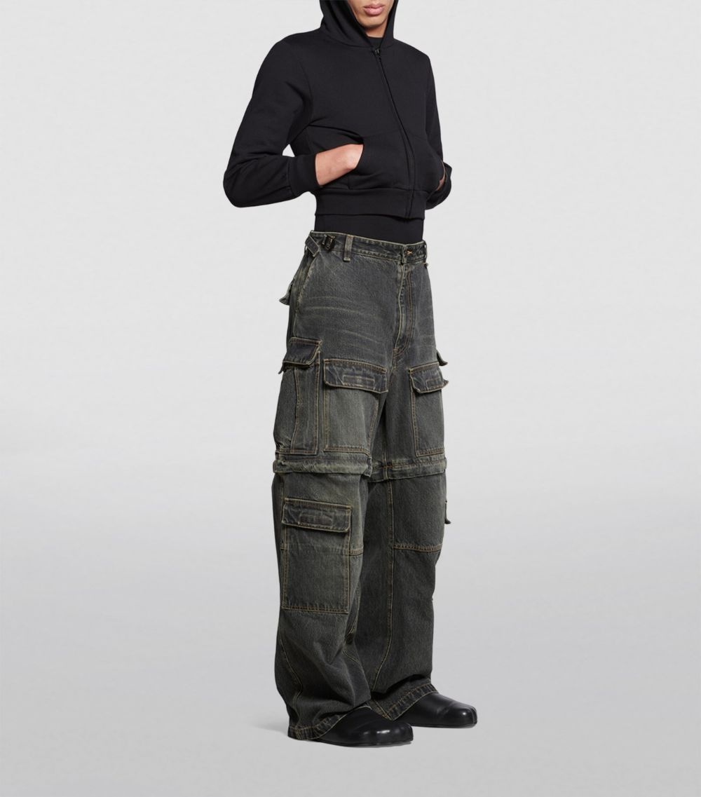 BALENCIAGA Cargo Pants in Black | REVERSIBLE