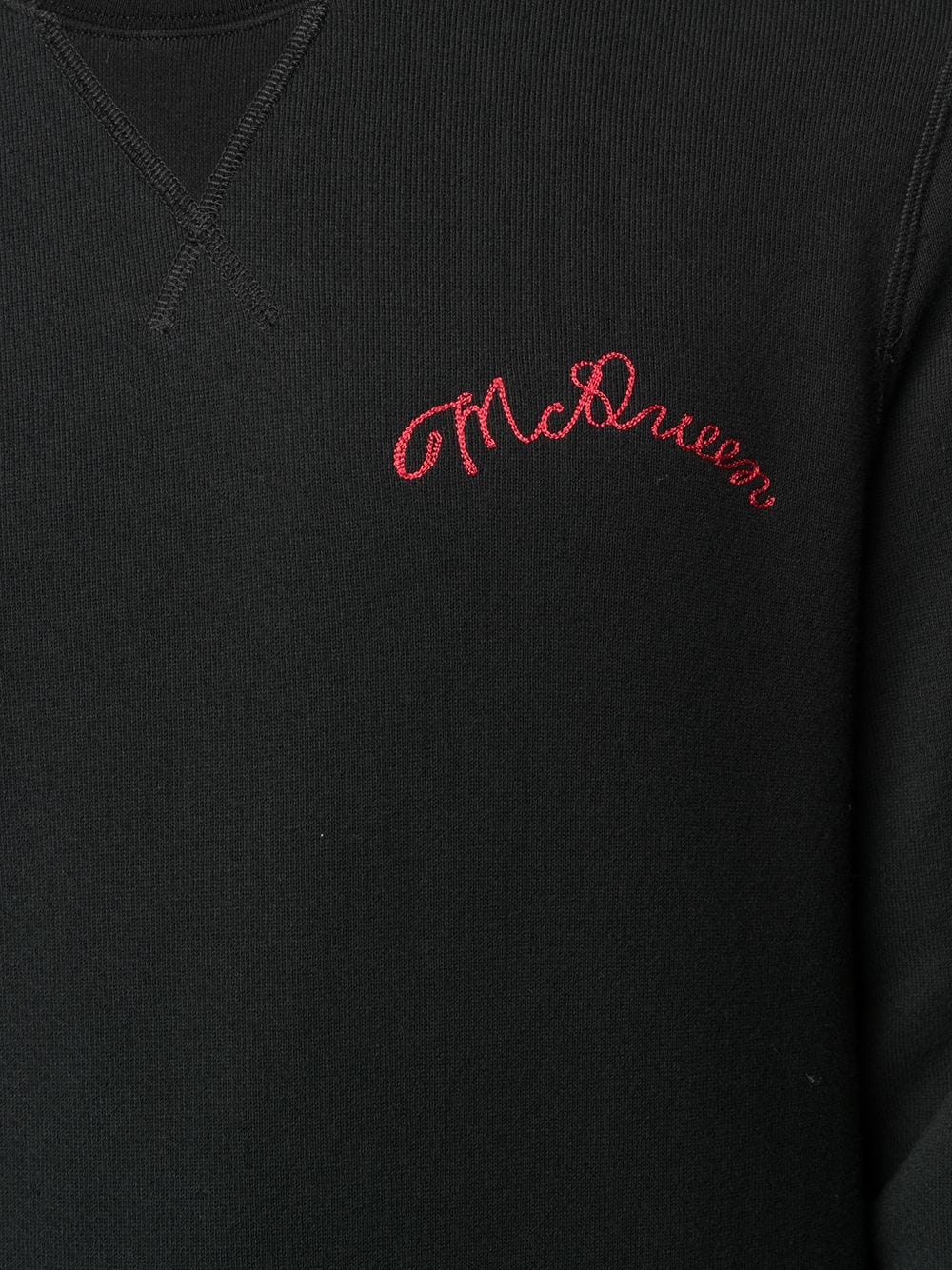 embroidered-logo sweatshirt - 5