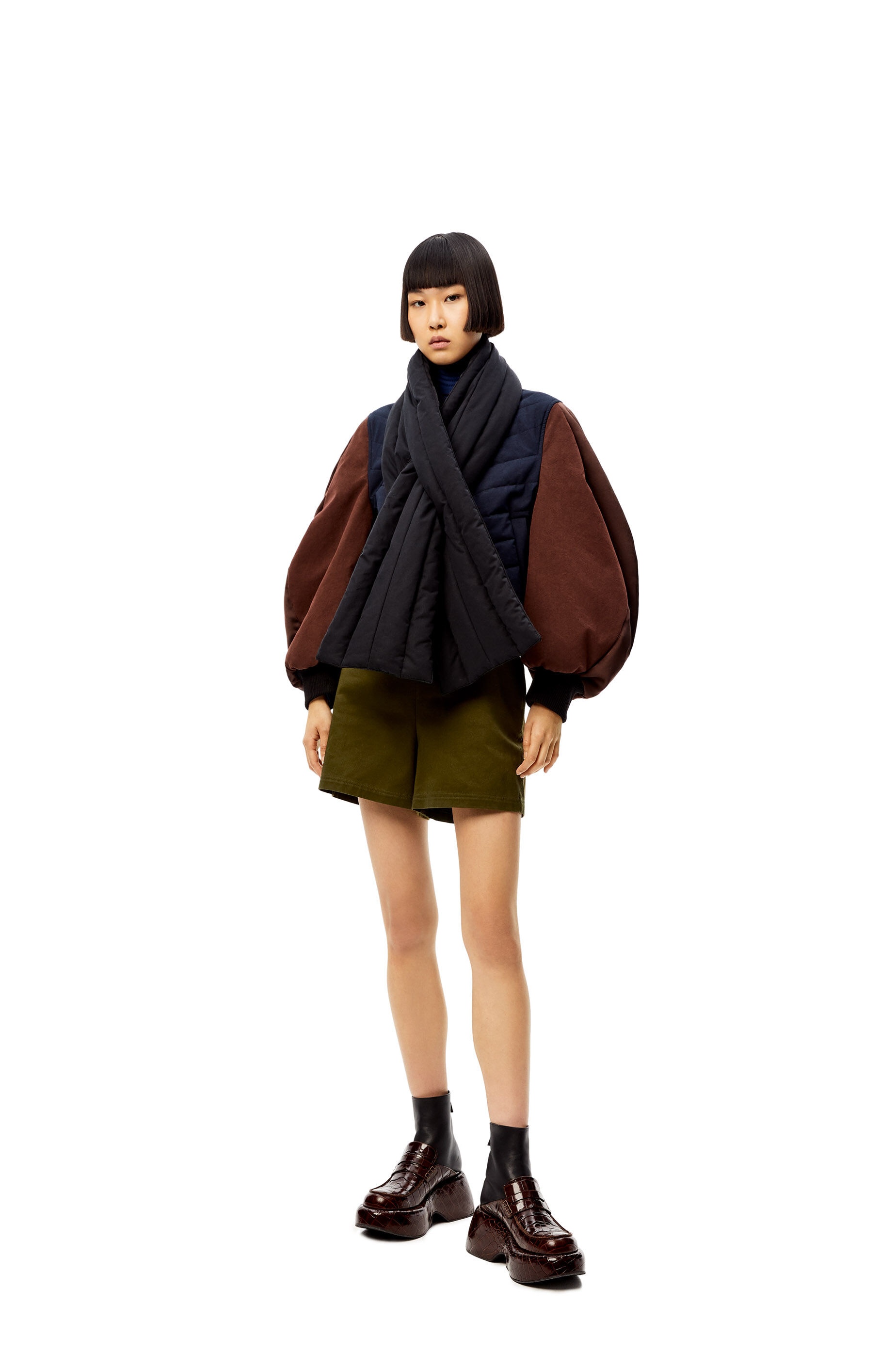 Button shorts in cotton - 2