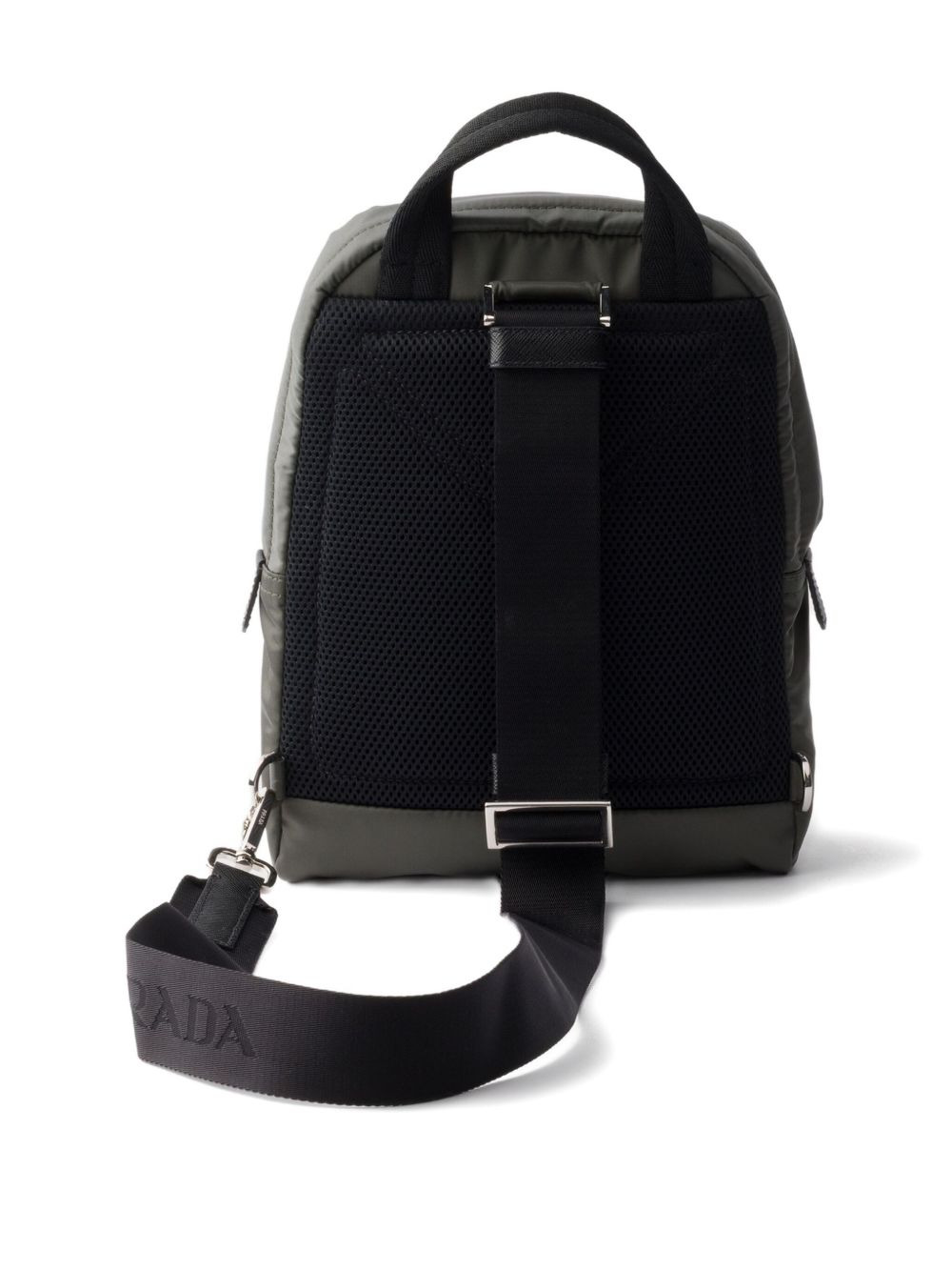 Re-Nylon padded woven backpack - 2