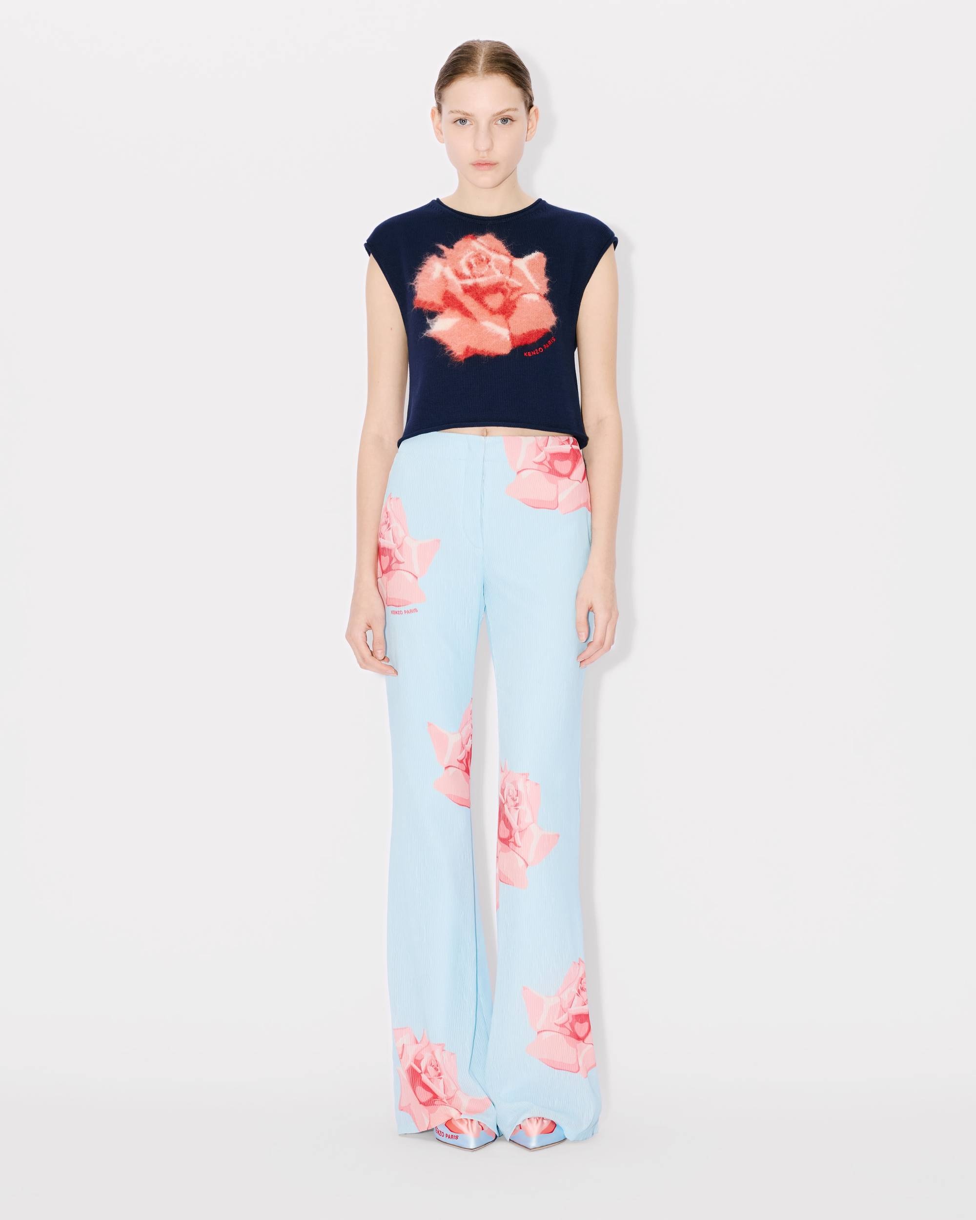 'KENZO Rose' pleated pants - 1