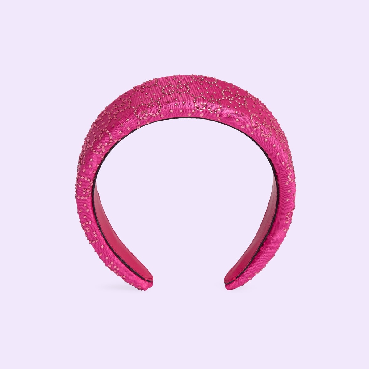 GG crystal moiré headband - 1