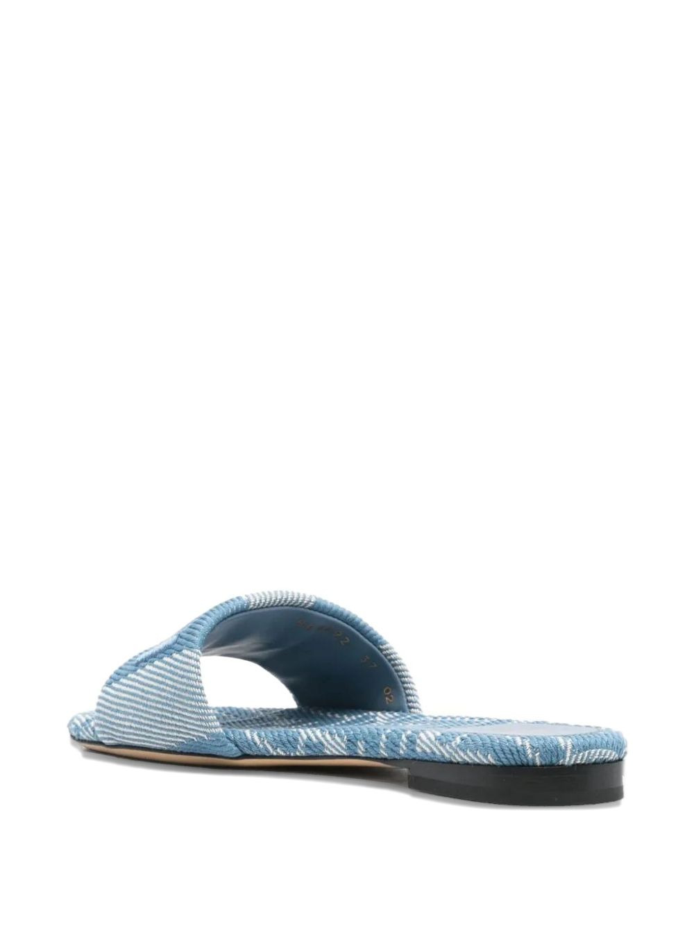 Sunshine logo-embroidered flat sandals - 3