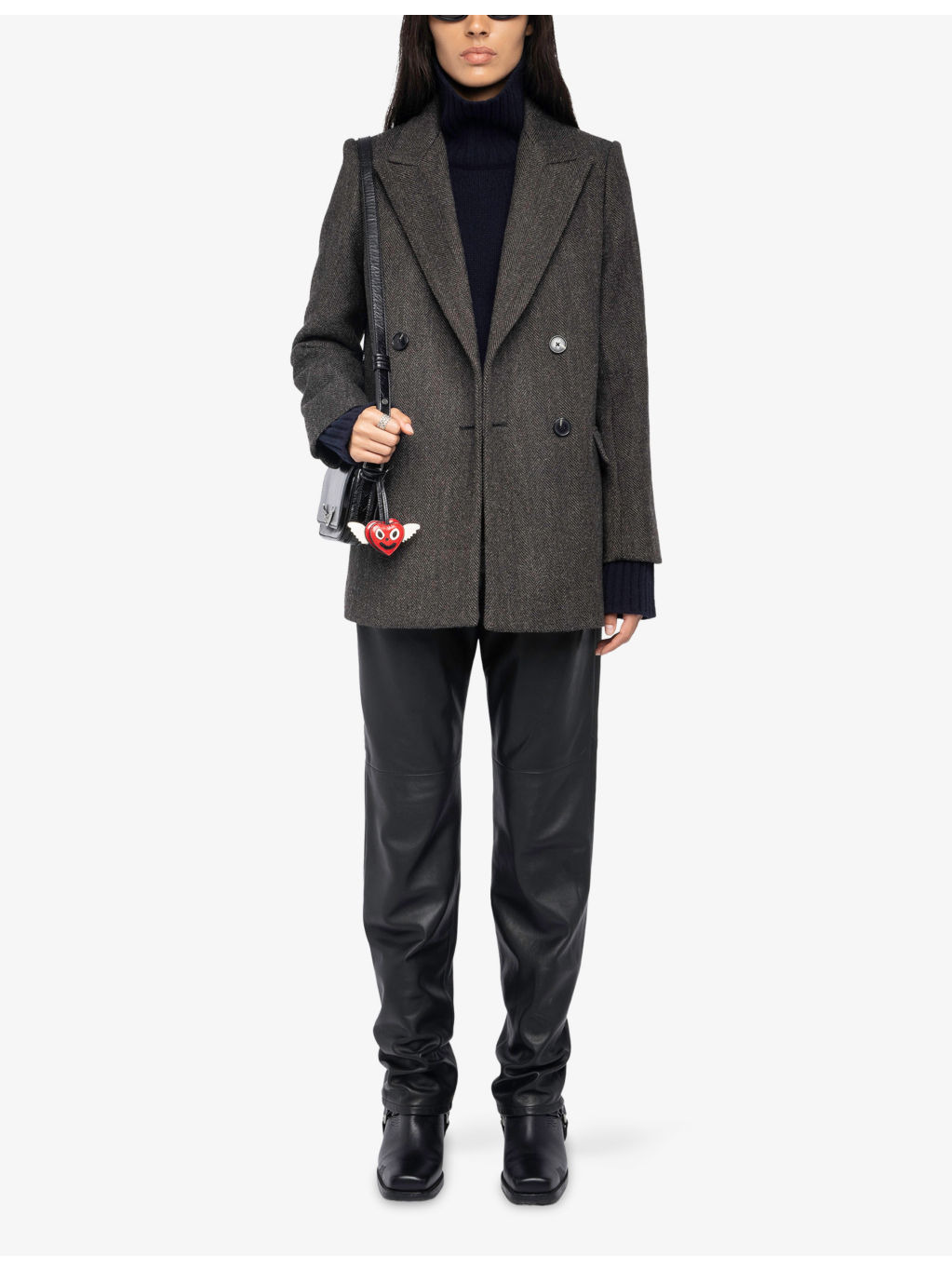 Miew Double-Breasted Wool Blend Coat - 2