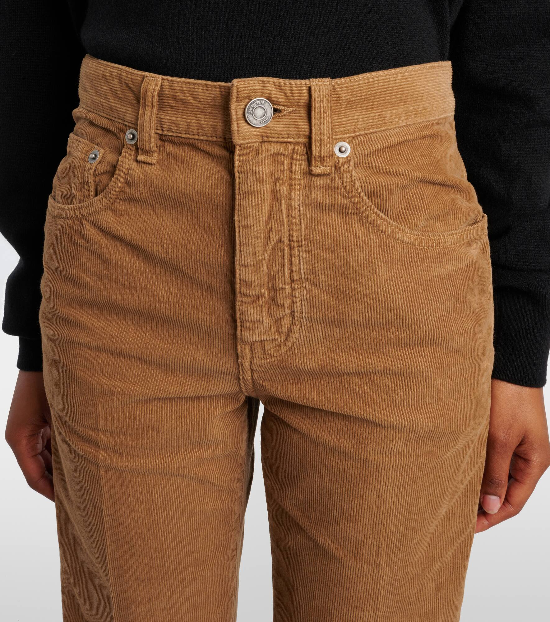 Clyde cotton corduroy wide-leg pants - 4