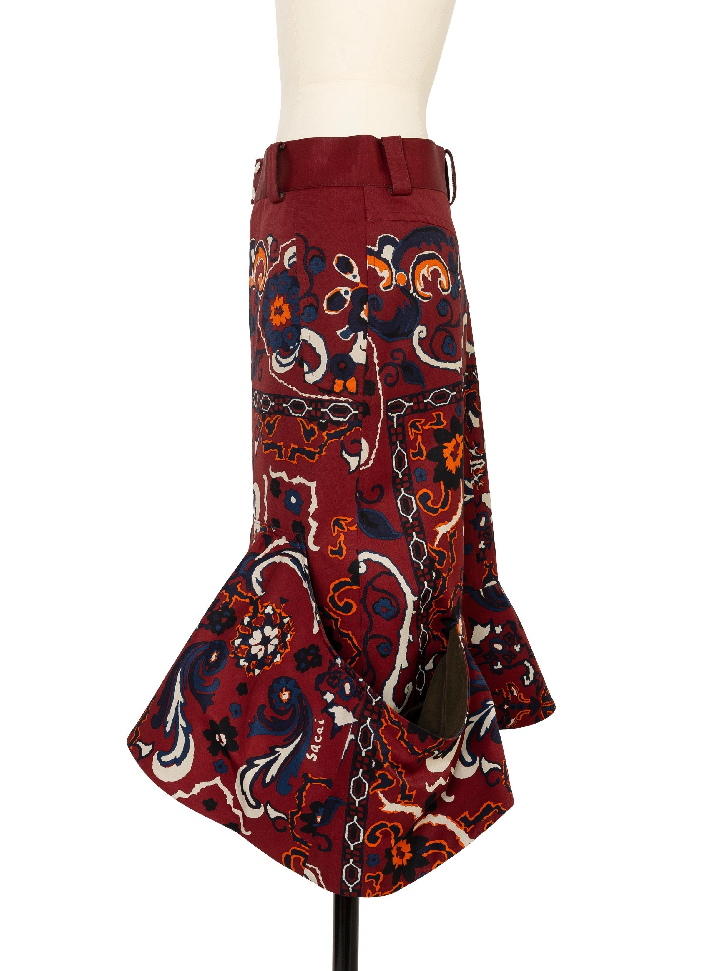 Floral Print Skirt - 2