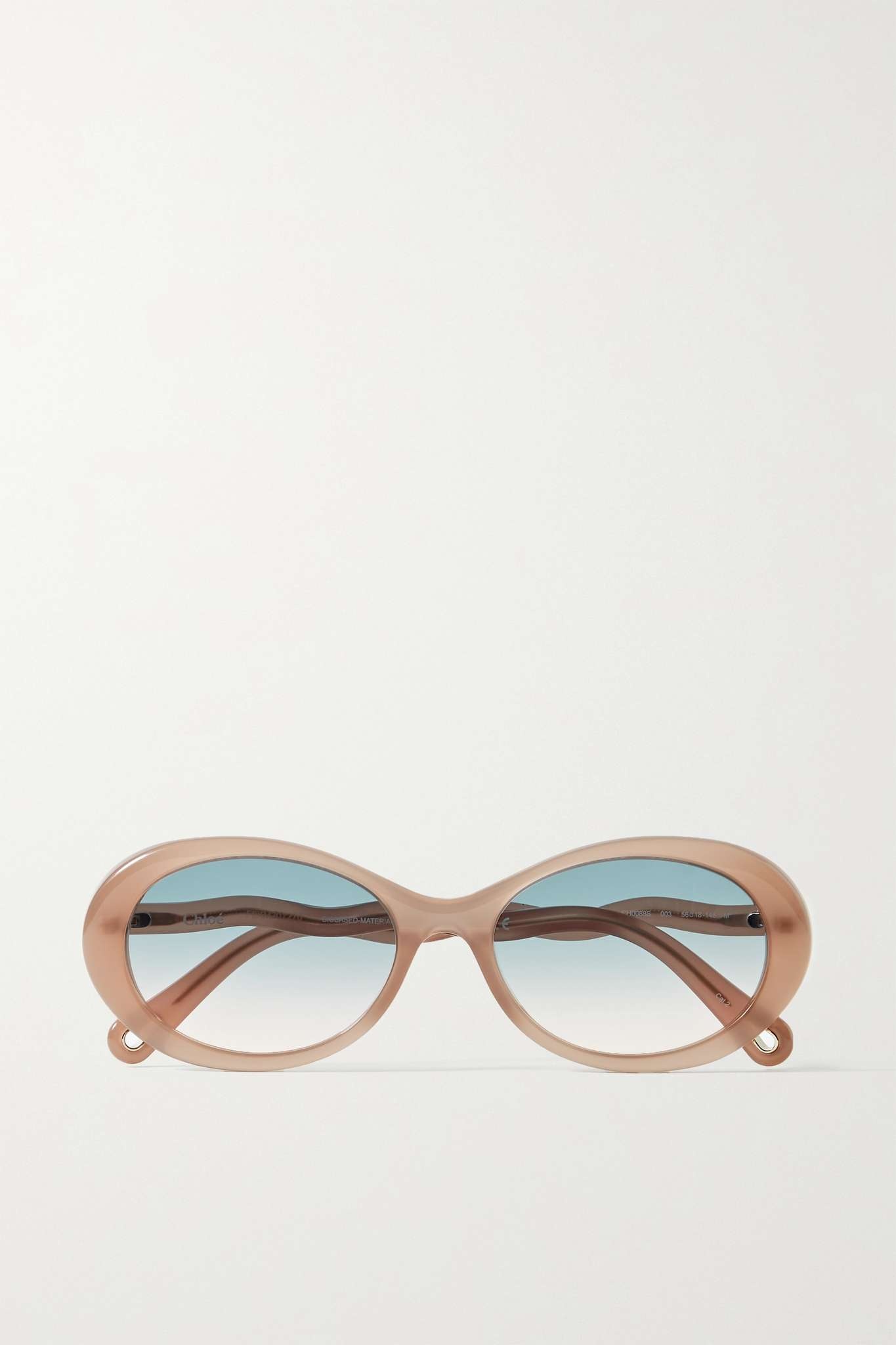 Zelie oval-frame acetate sunglasses - 1