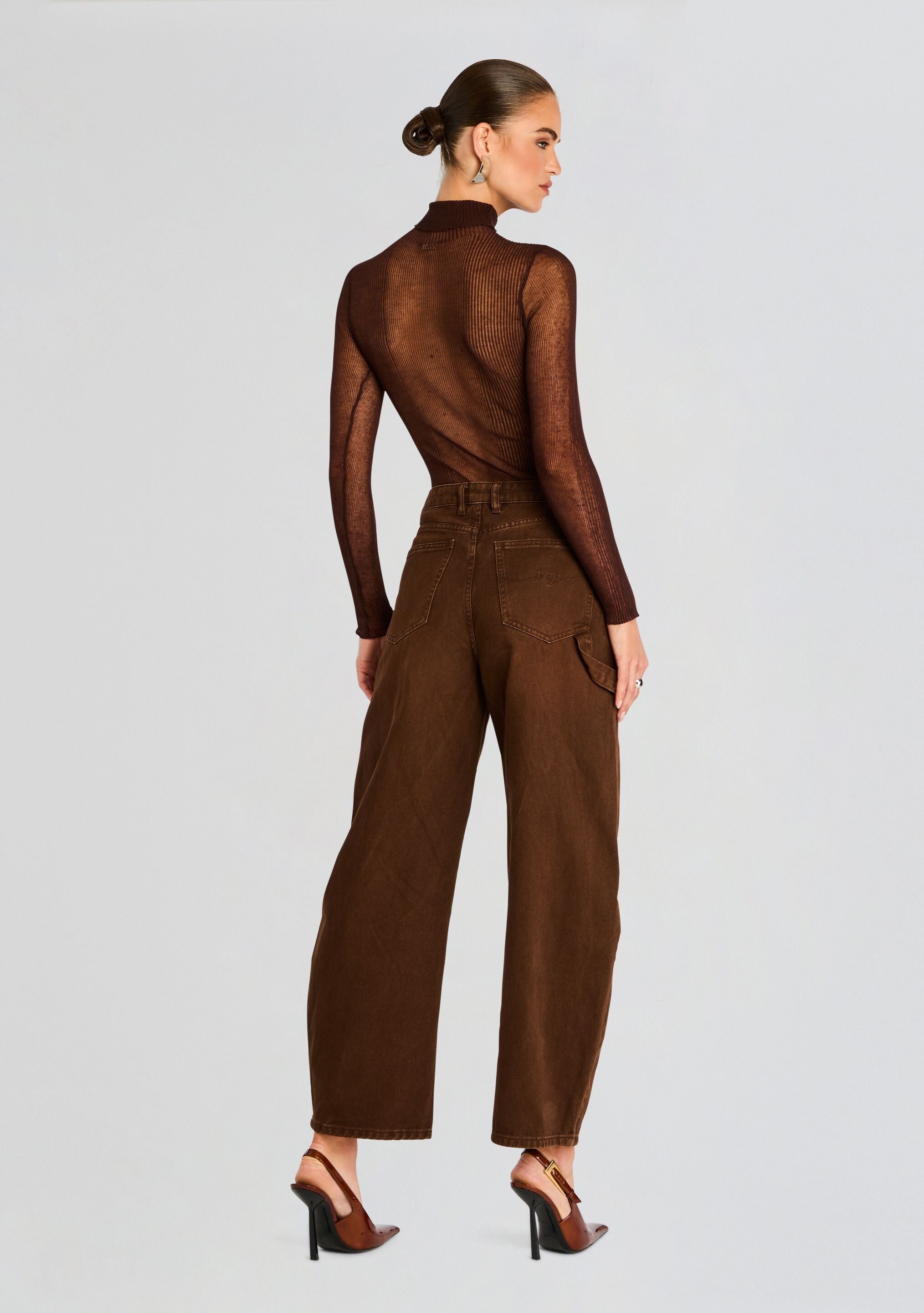 MARBEL MID RISE BARREL JEAN - 4