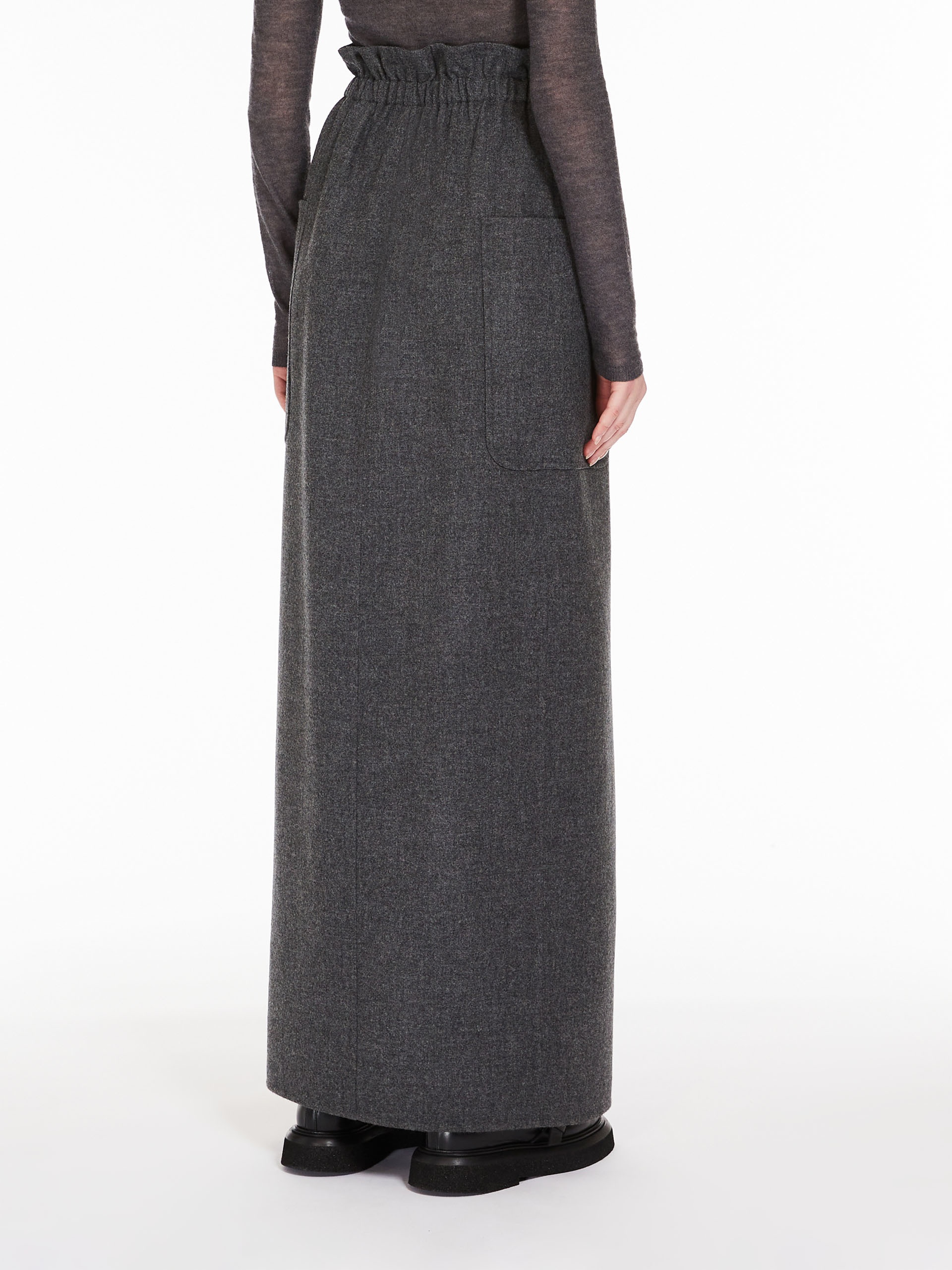 MESSINA Flannel wrap skirt - 4