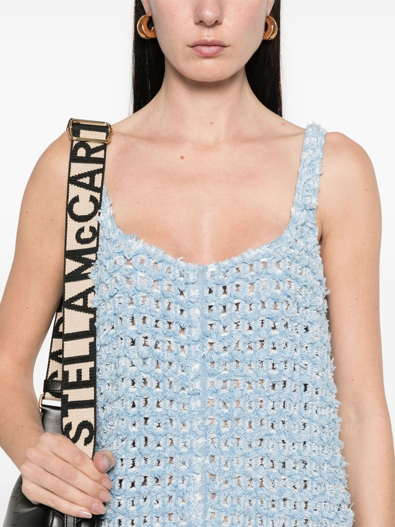 bouclé denim mini dress 5