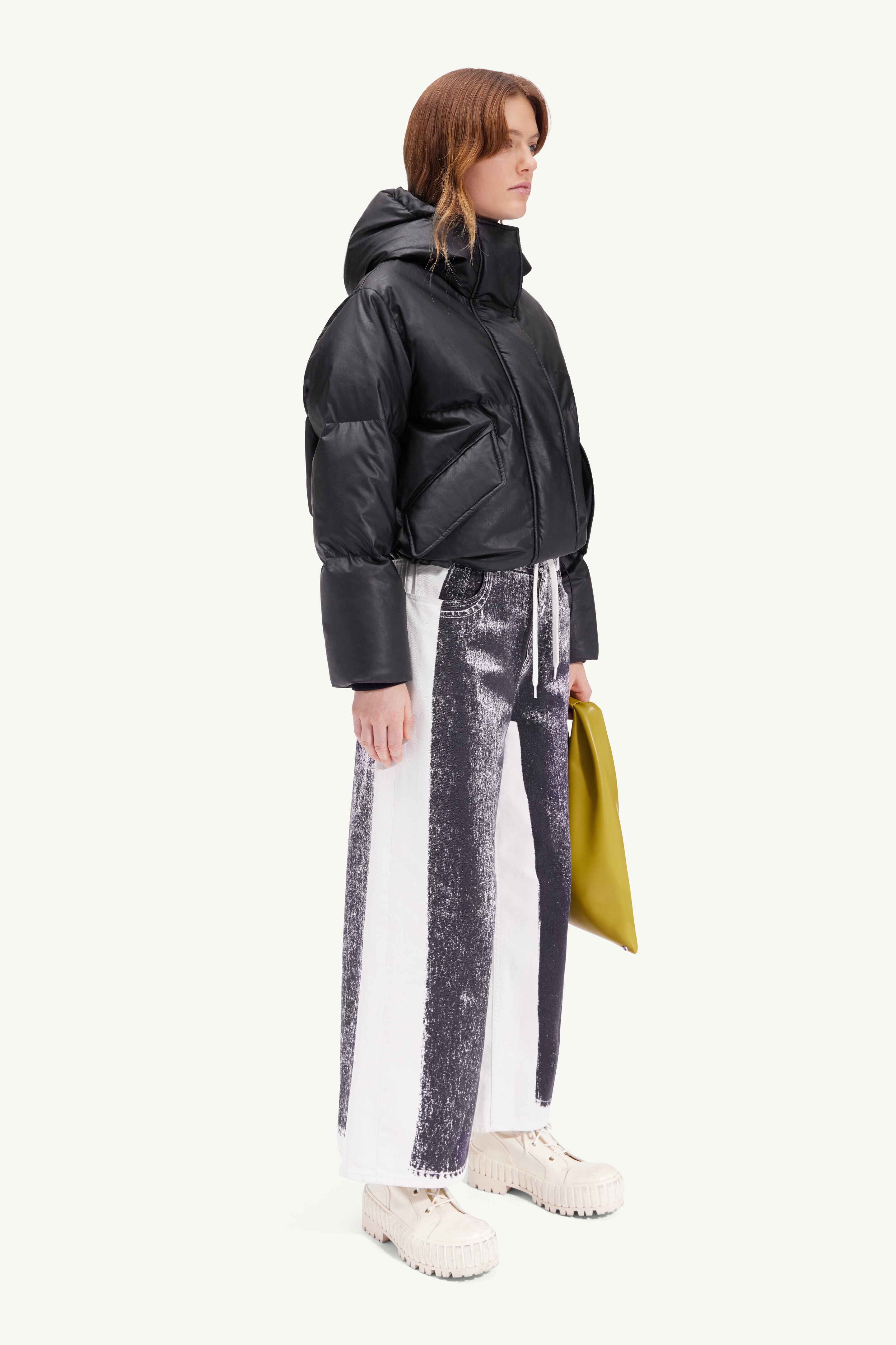 Faux leather jacket - 3