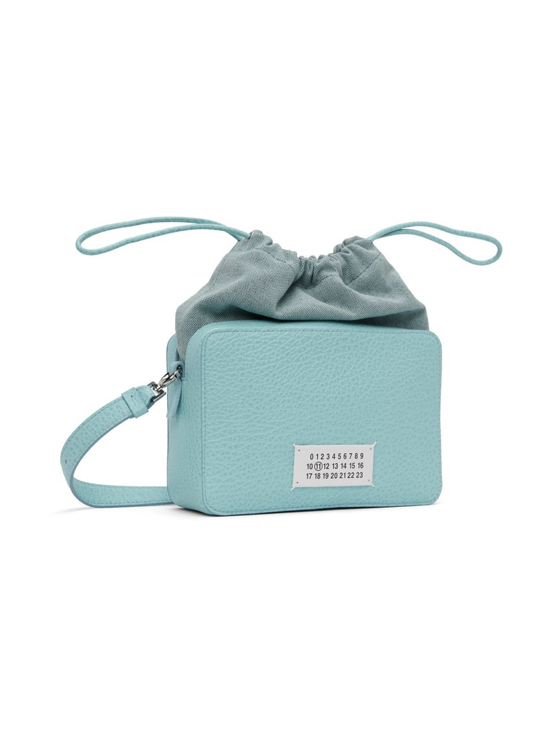 Maison Margiela Blue Logo Crossbody Bag outlook