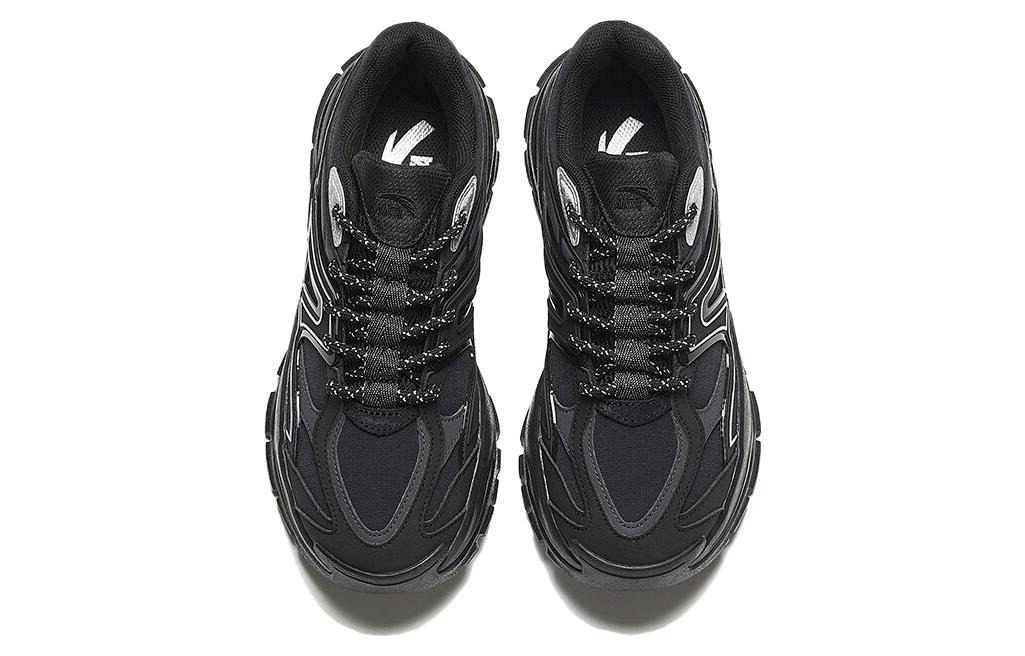 (WMNS) ANTA Chunky Shoes 'Black Silver' 922348806-2 - 3